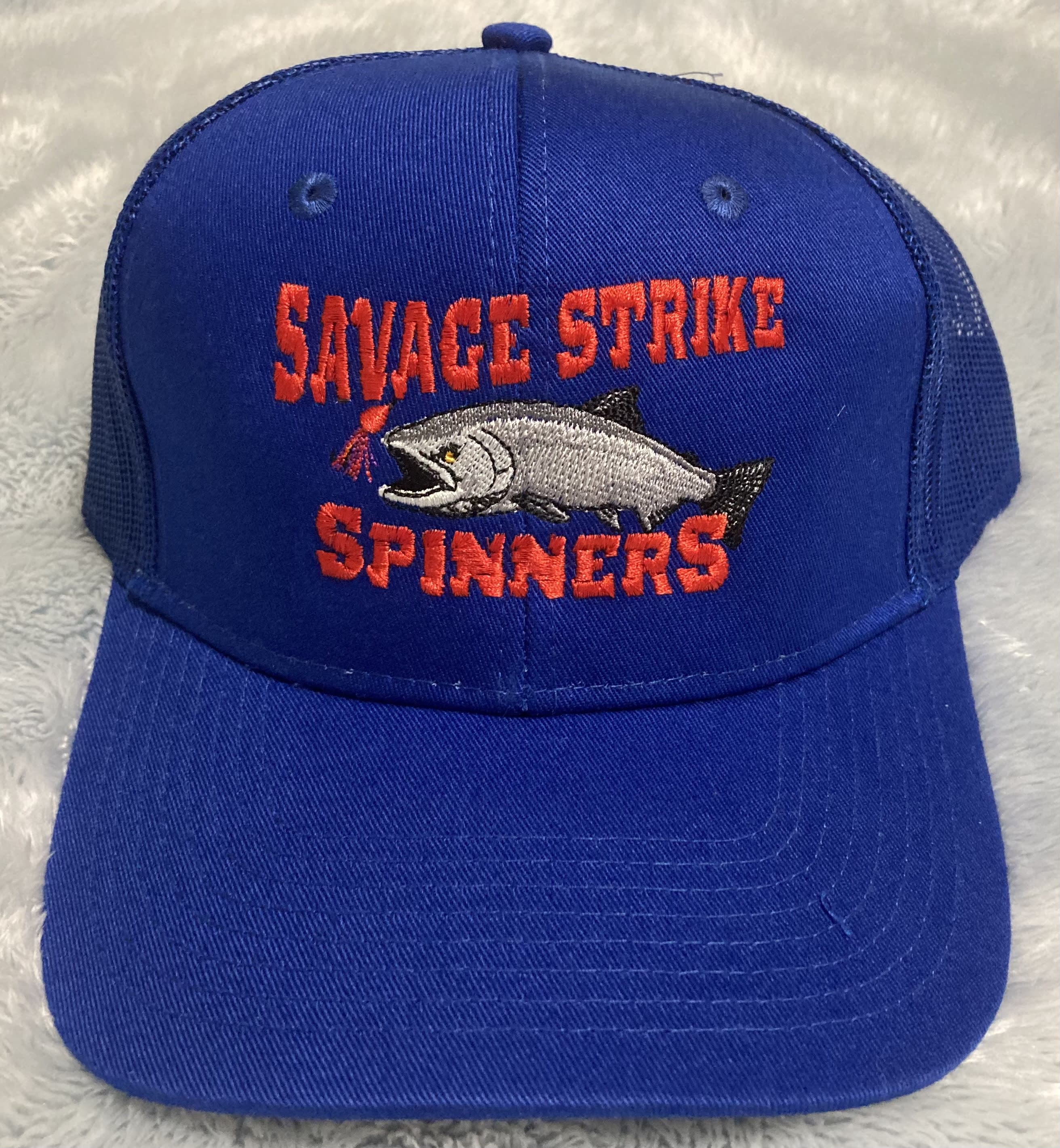 Blue SnapBack Trucker Hat - Savage Strike Spinners Merchandise - Savage  Strike Spinners