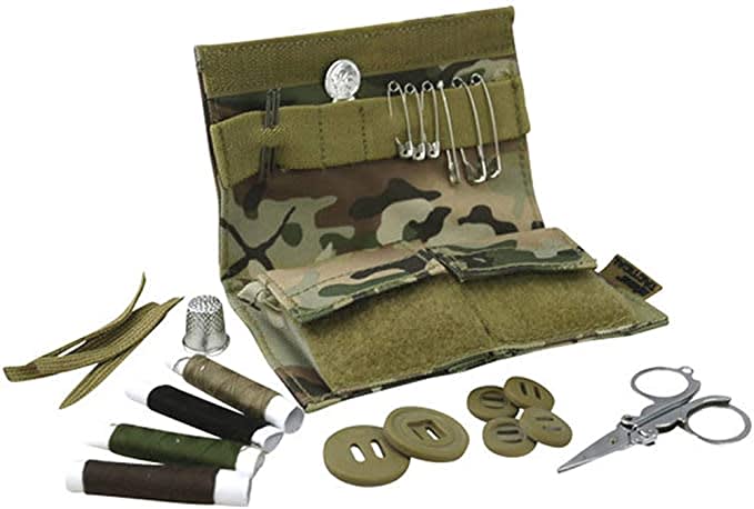 Army Tactical Military S95 Sewing Kit 600d Tac-poly Repair Kit (BTP Camo)