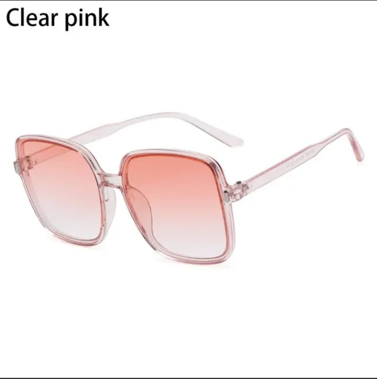 Accessories, Pink Sunset Square Sunglasses