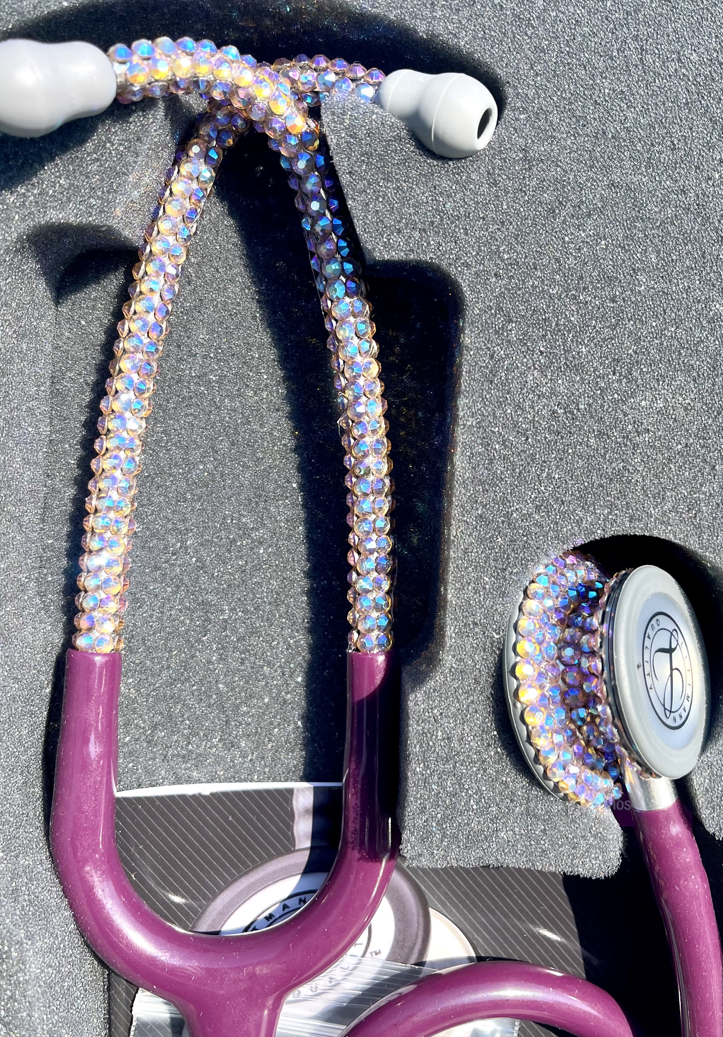 Blue Ghost Pearl, Bling Stethoscope