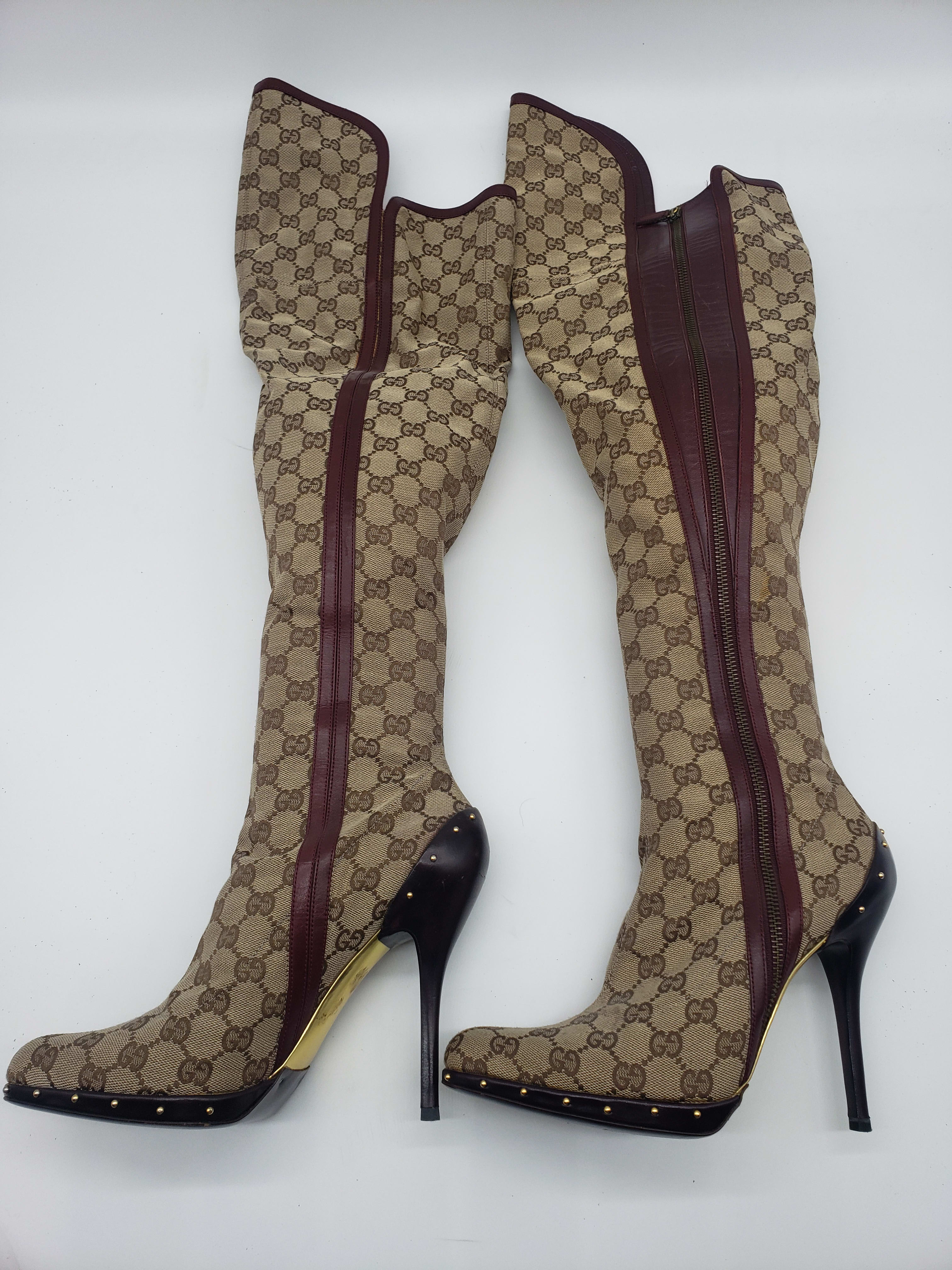 Knee High Stiletto Gucci Boots NEW CONDITION - New Items! - Tilly Couture  Boutique LLC, Designer Items for Sale