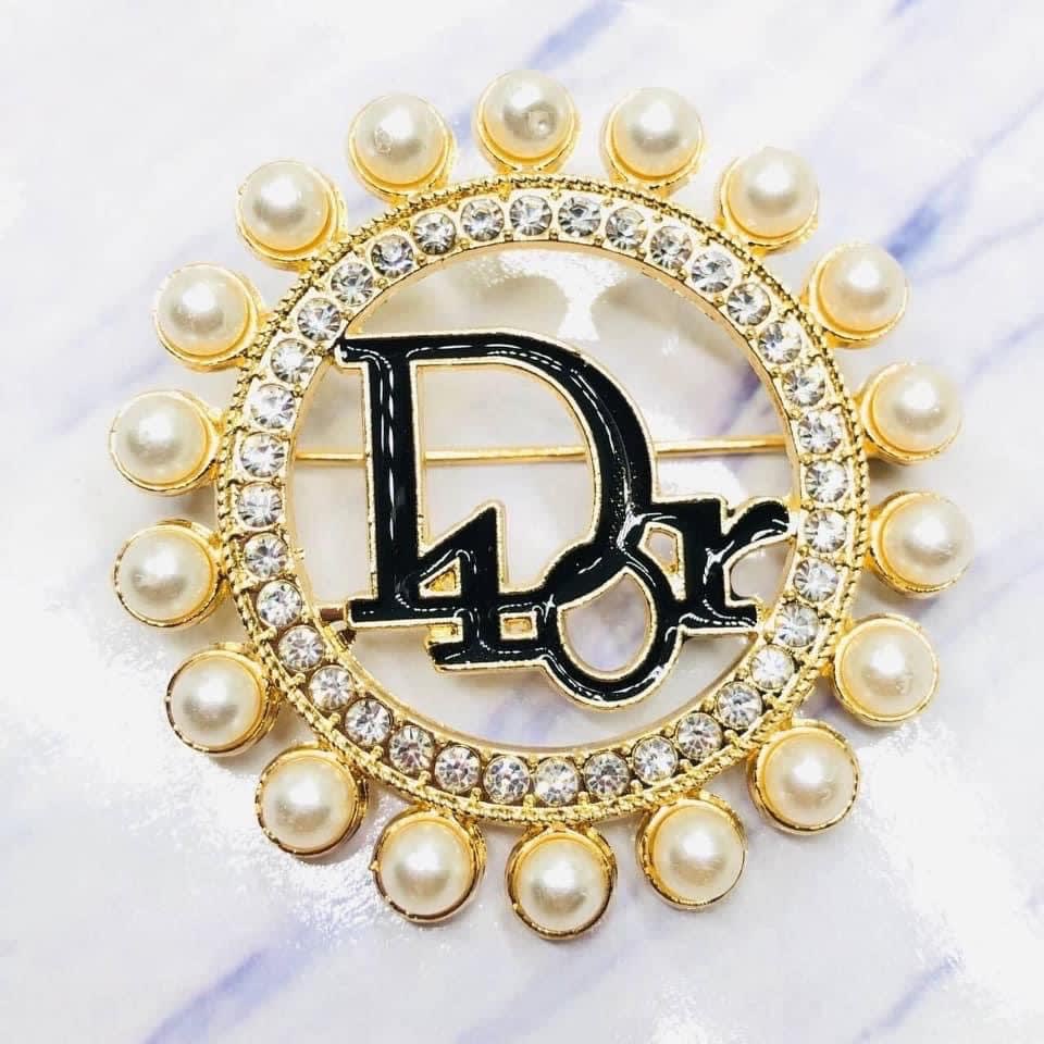 Dior Pearl Brooch - Designer Inspired Brooches - The Bling Store