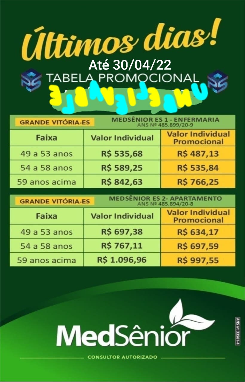 Últimos dias da tabela promocional