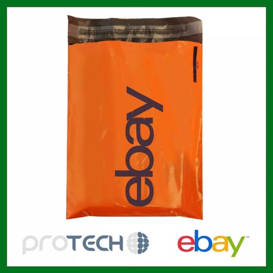 Reduced 50x  Self Seal Plastic Mailer Bags 300mm x 406mm 40mm Lip Orange