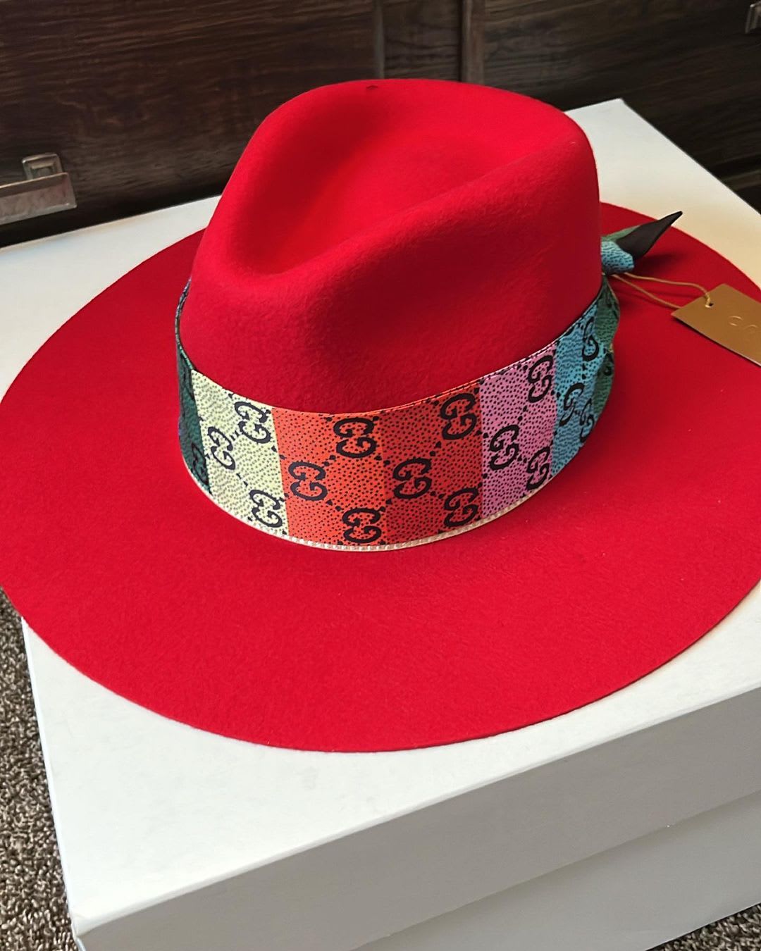 Gucci print Fedora Hat - Fedoras - Belle Ame by JJ