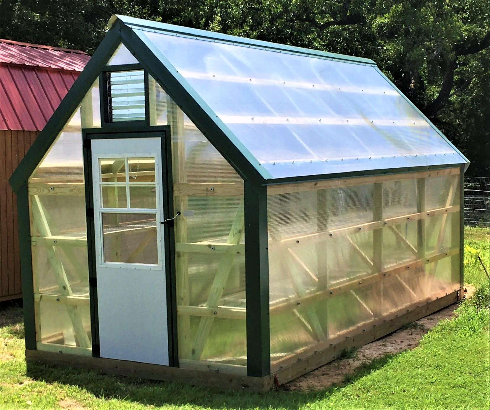 8 x 16 Greenhouse - Greenhouses & Chicken Coops - Premier Buildings of ...