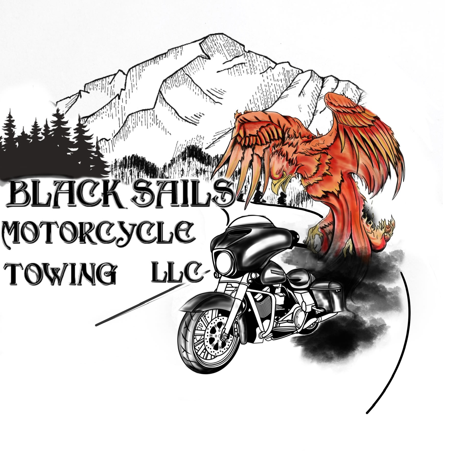 Black Sails Motorcycle Towing