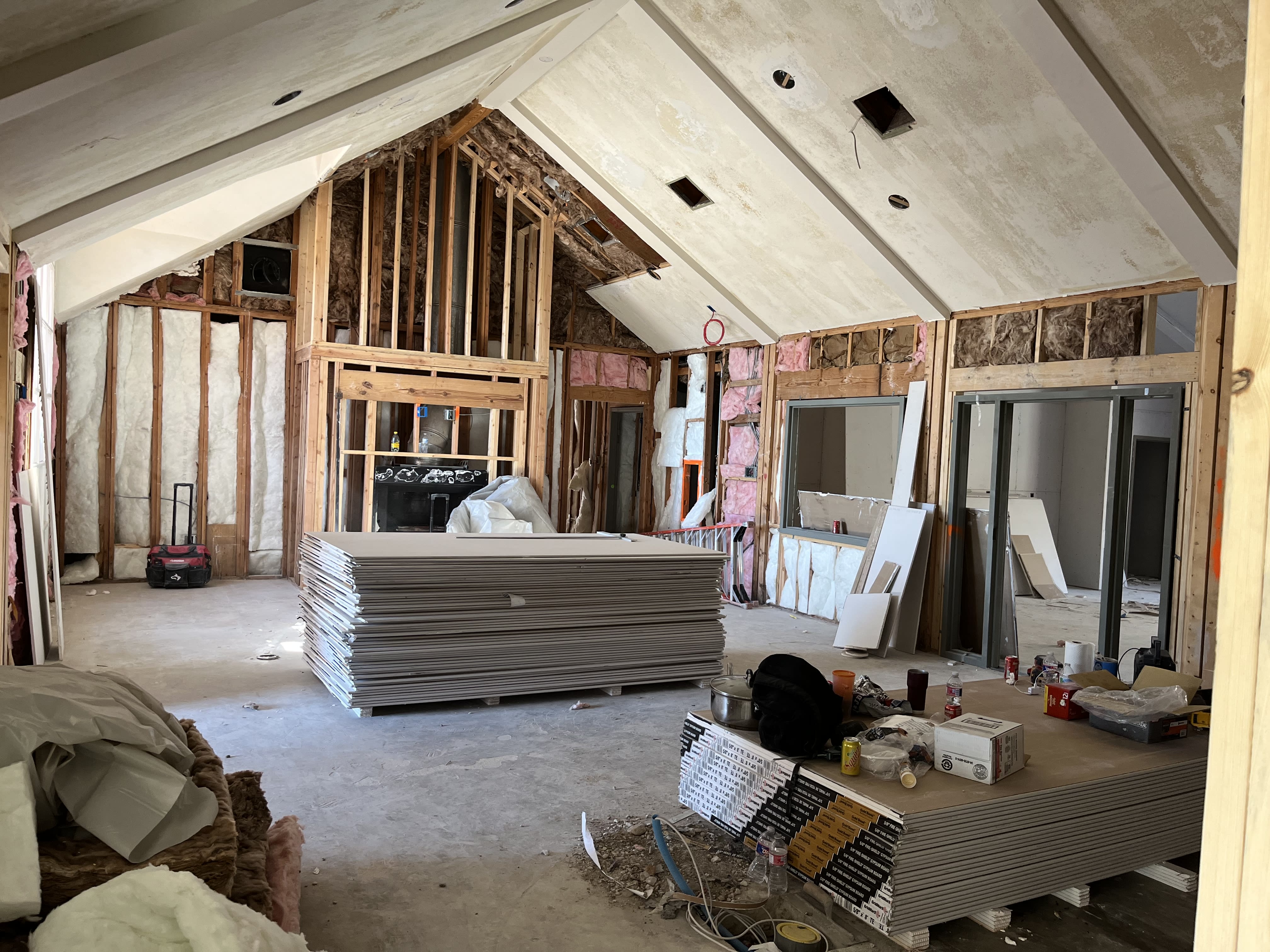 New Construction Projets What I Do Dry Wall Contractor Texas