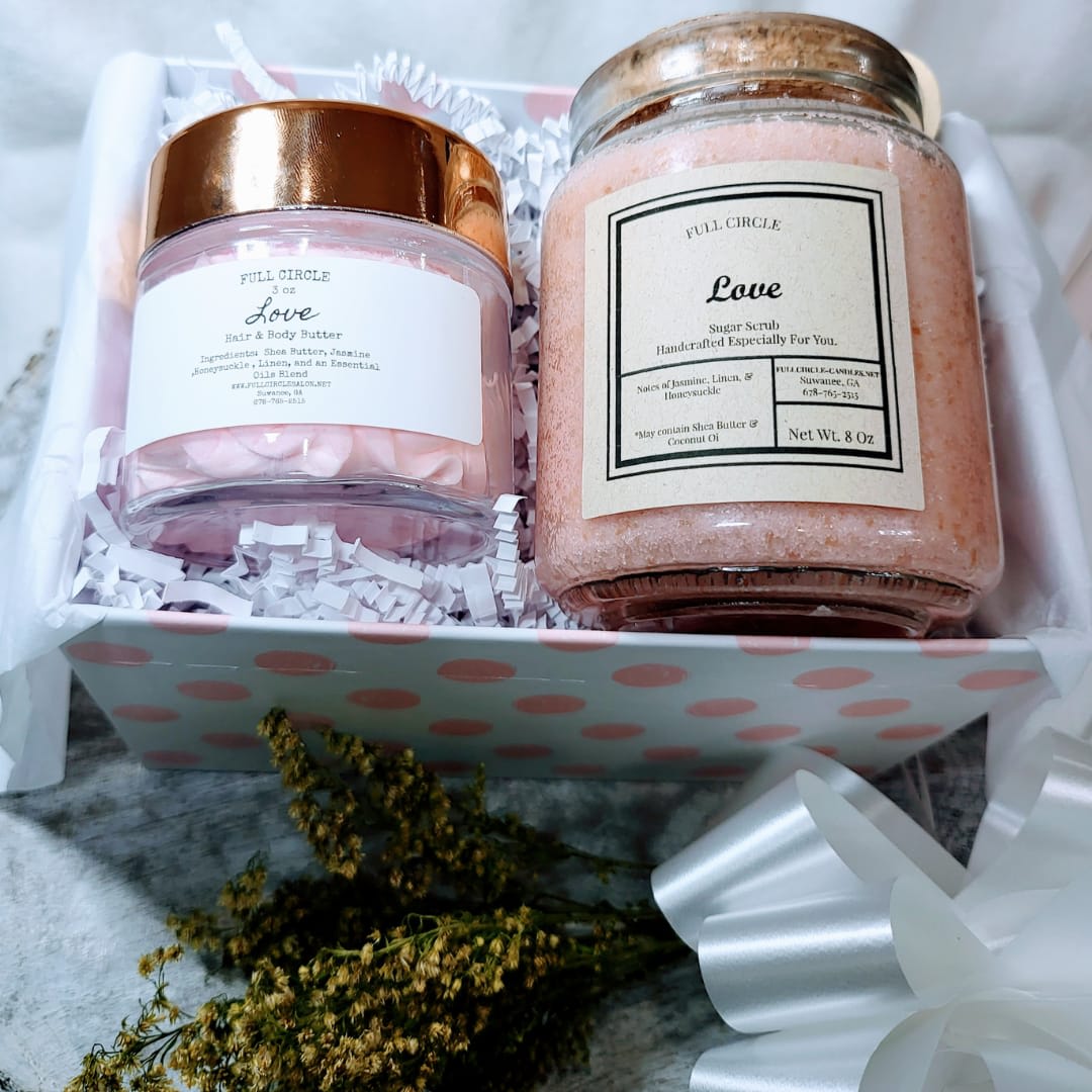 Body Butter & Sugar Scrub Set All Gift Sets Full Circle Candles