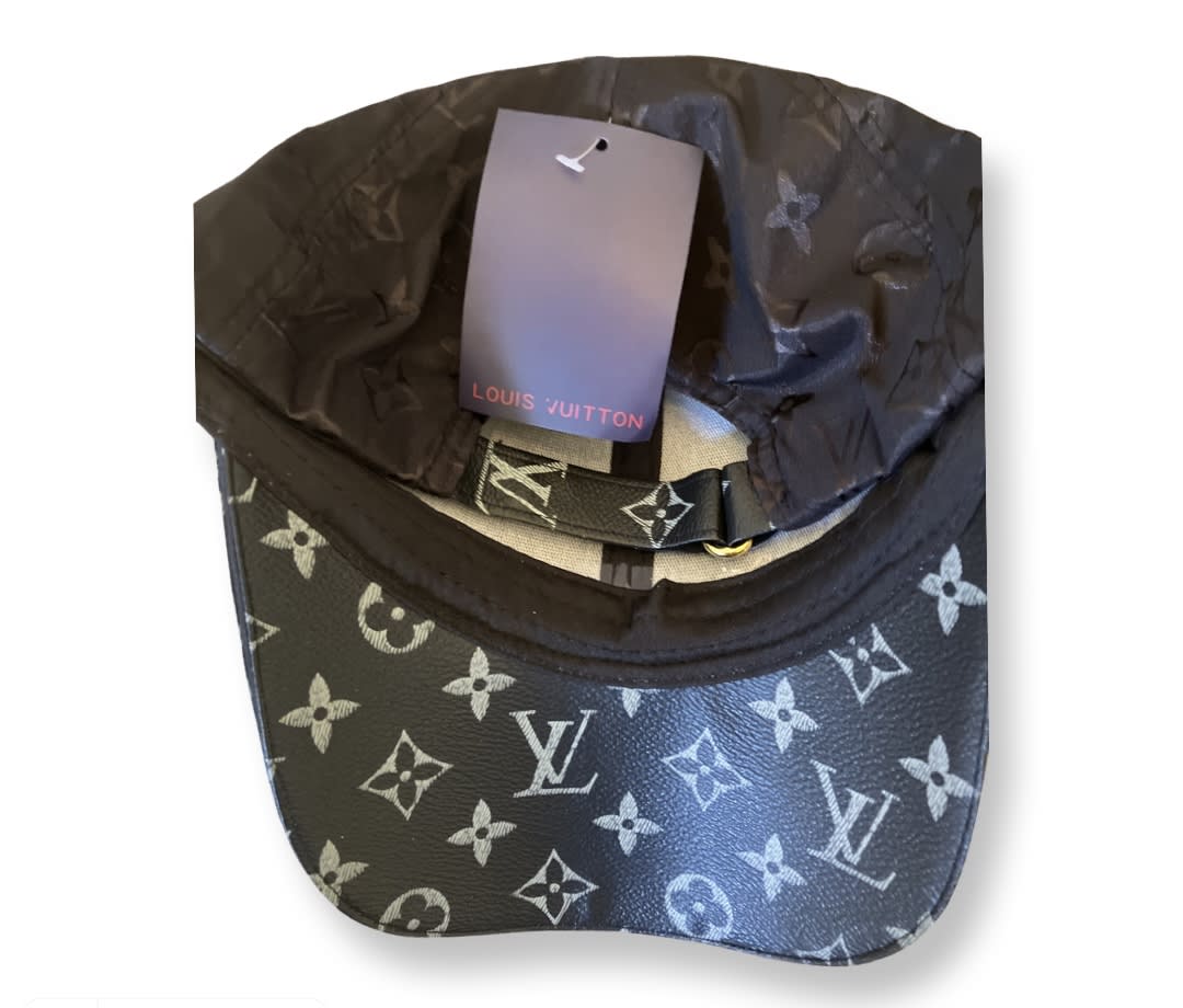 Designer Inspired LV Black Flower Baseball Cap - Designer  display picture 3