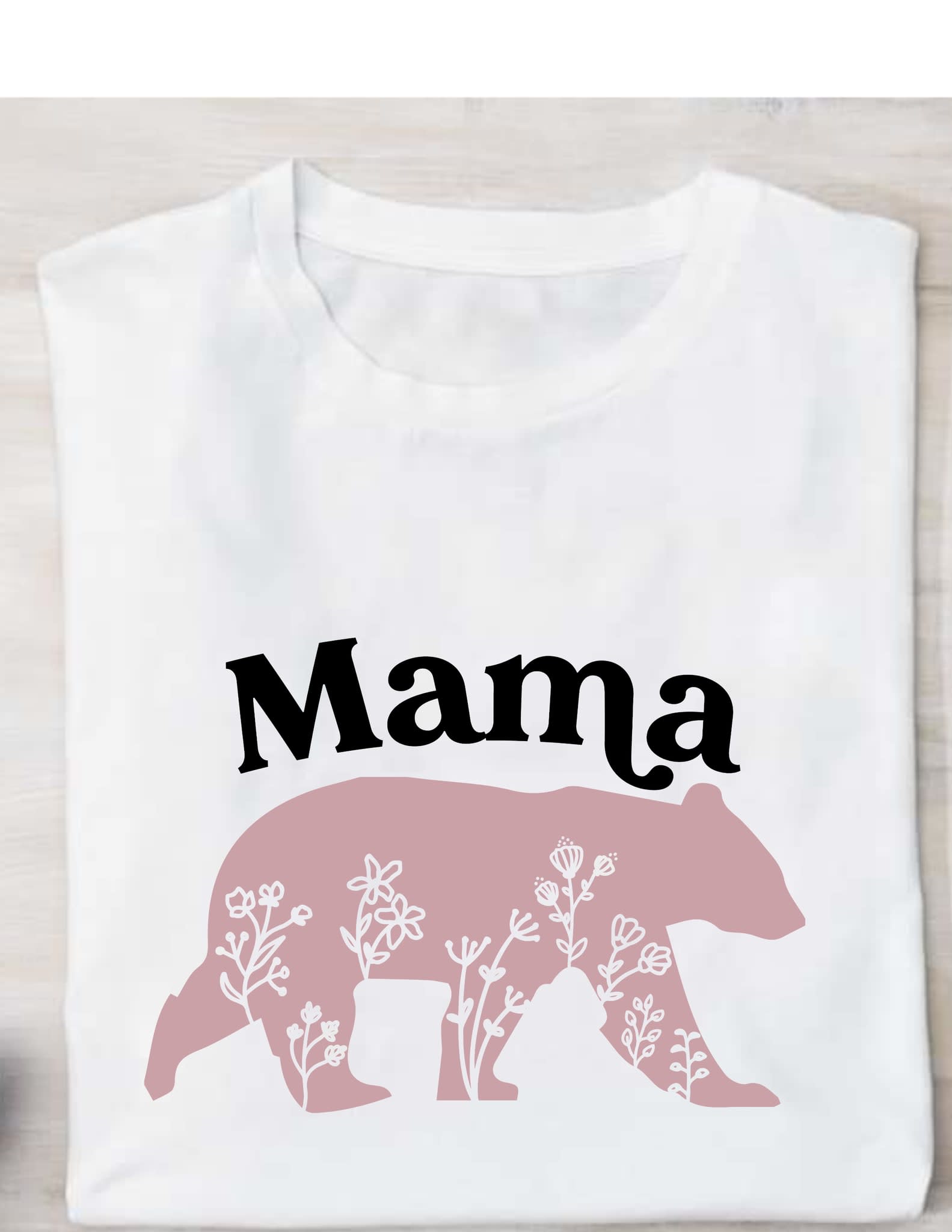 Mama Bear Shirt Gift For Mom To Be Tshirt Mommy Mother Bear Custom T-shirt