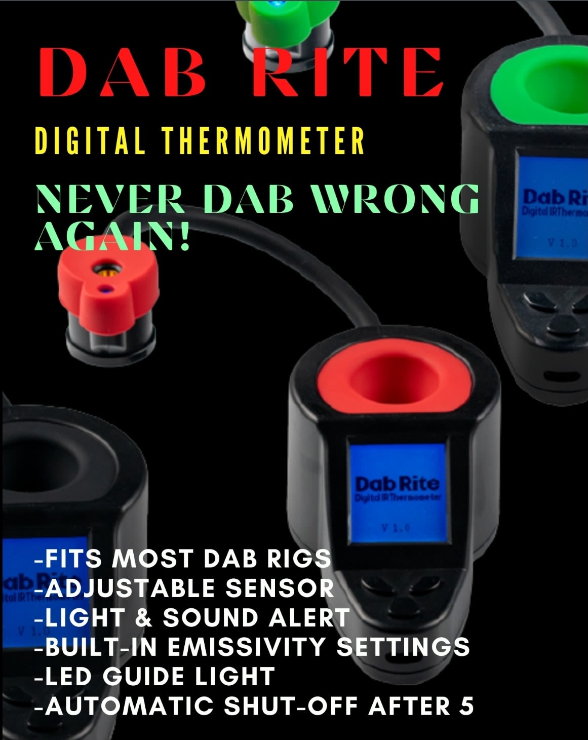 Dab Rite Digital IR Thermometer - Select Vape