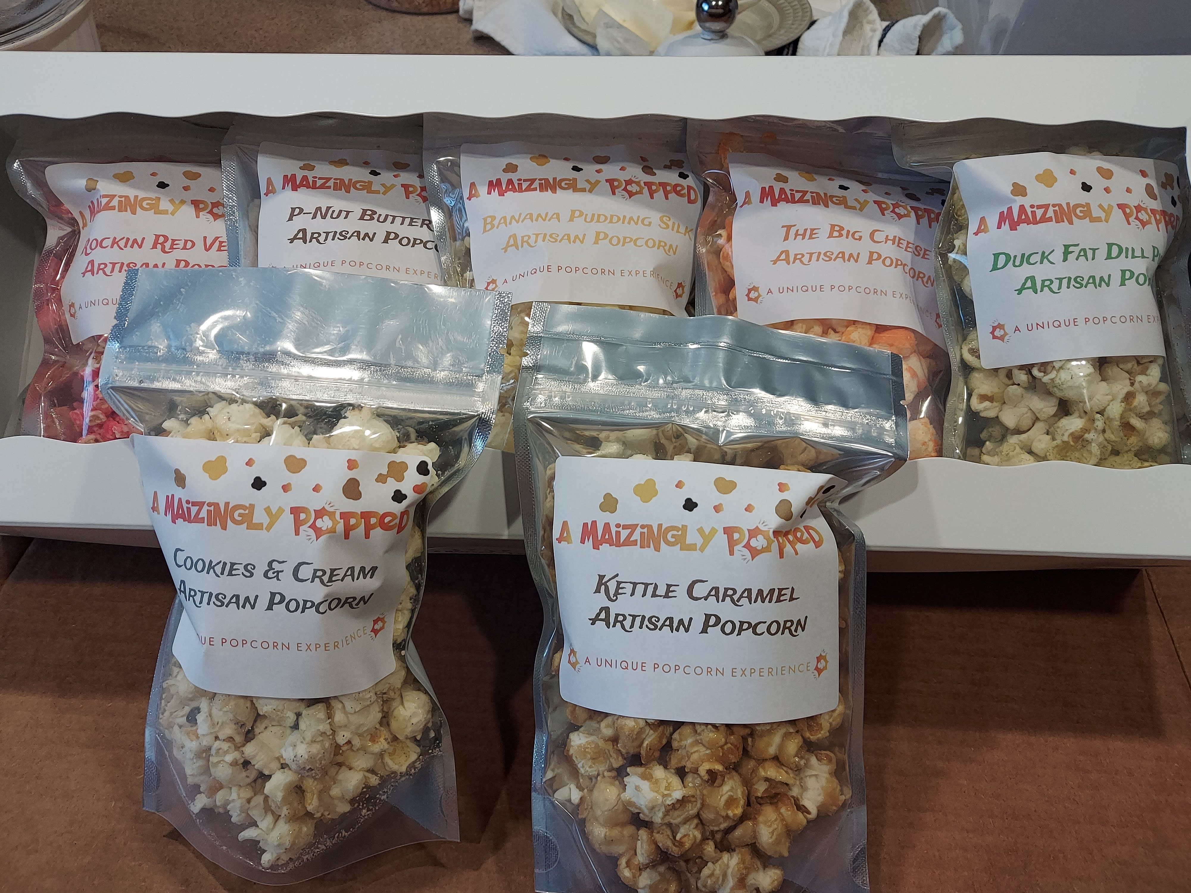 Swag Bag Party-Favor Sized Artisan Popcorn - Swag Bag Sample Box