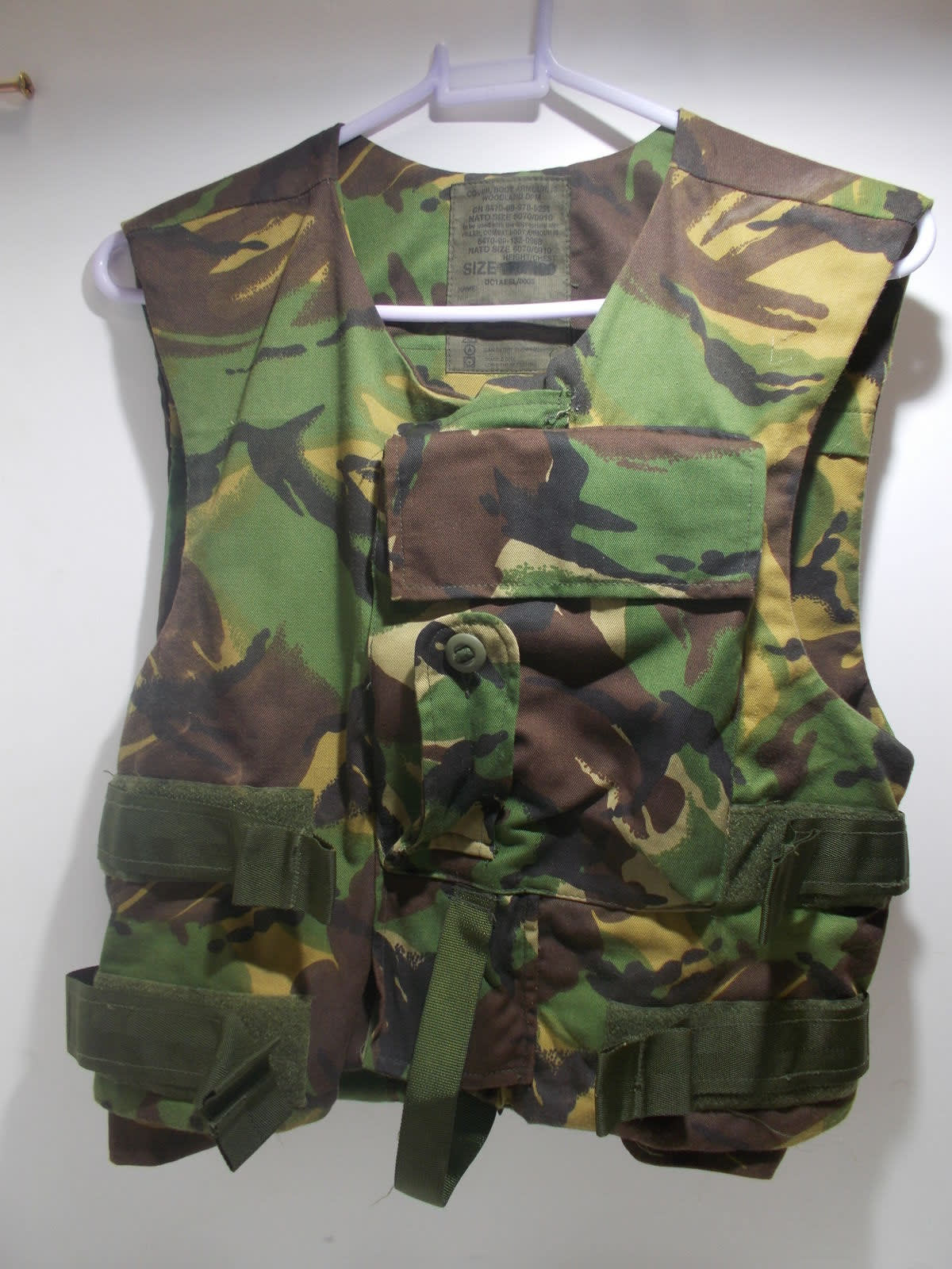 British Army Flack Vest Body Armour Cover - Clearance - Prepare to ...