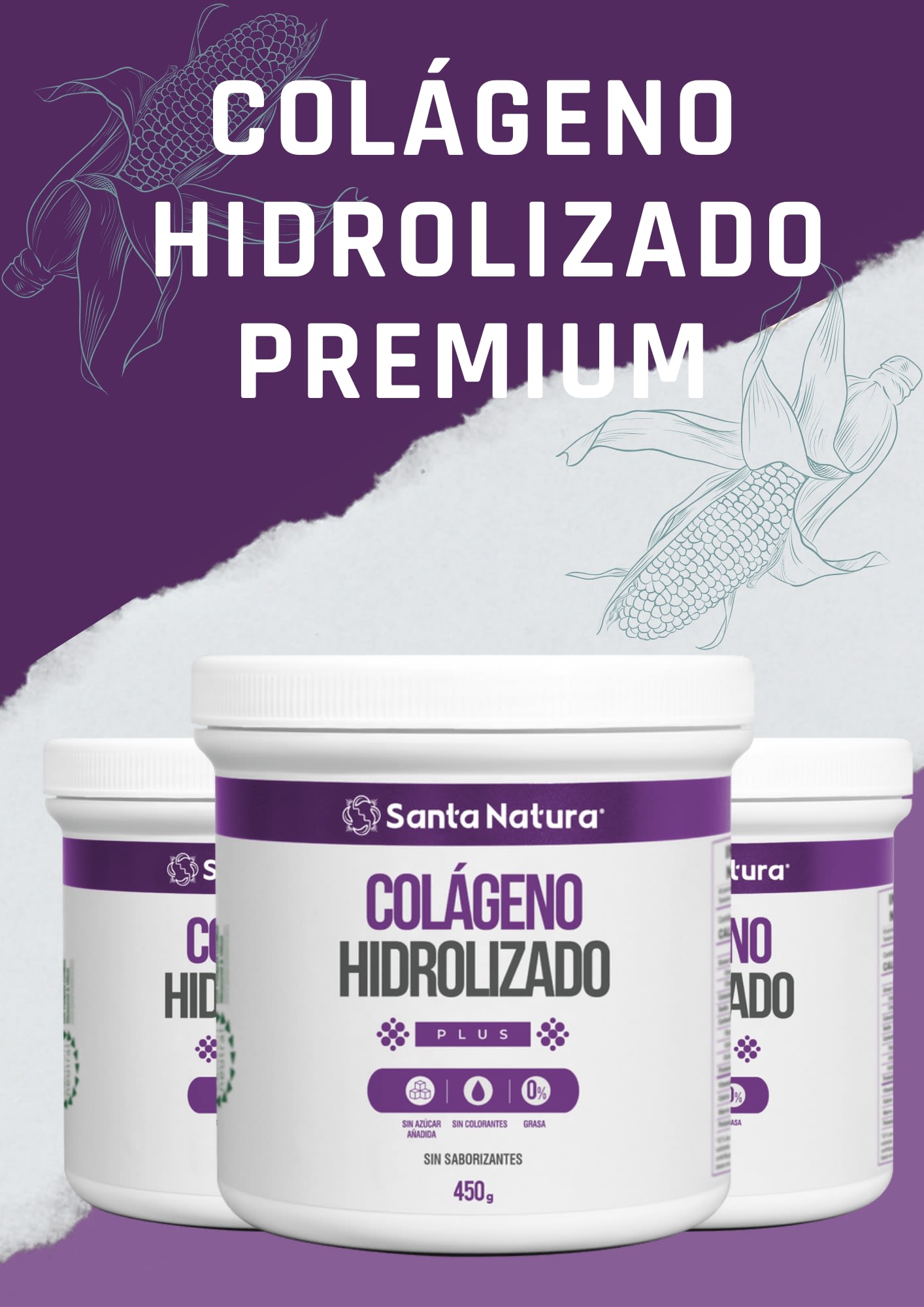 COLÁGENO HIDROLIZADO PLUS - Productos naturales - CDR Santa Natura San Juan  de Lurigancho | Lima