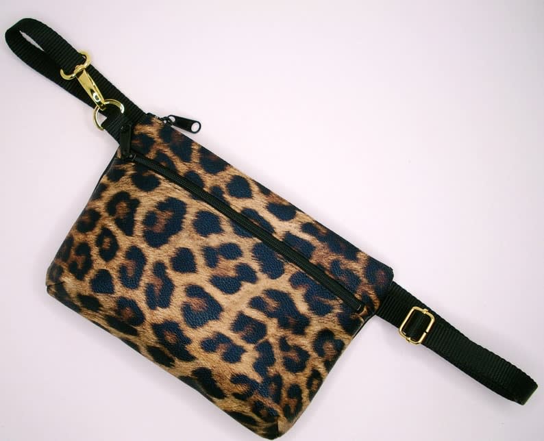 Leopard Pattern Fanny Pack With Coin Purse