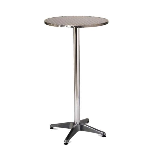 Aluminium tops POSEUR TABLES Moe Event Hire Furniture Rental London