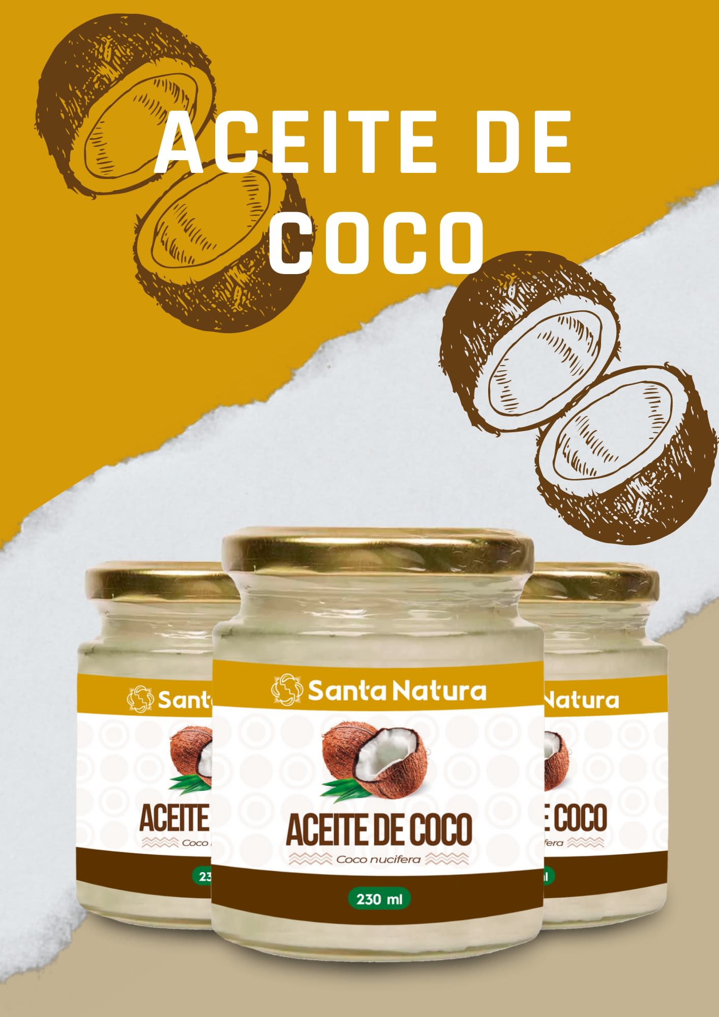 ACEITE DE COCO - Productos naturales - CDR Santa Natura San Juan de  Lurigancho | Lima