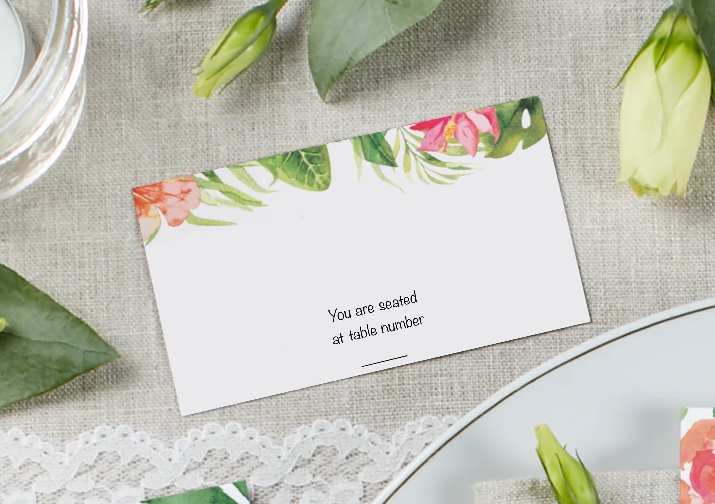 Blank Place Cards - Shop cards invites and favours - Depiction Art and ...