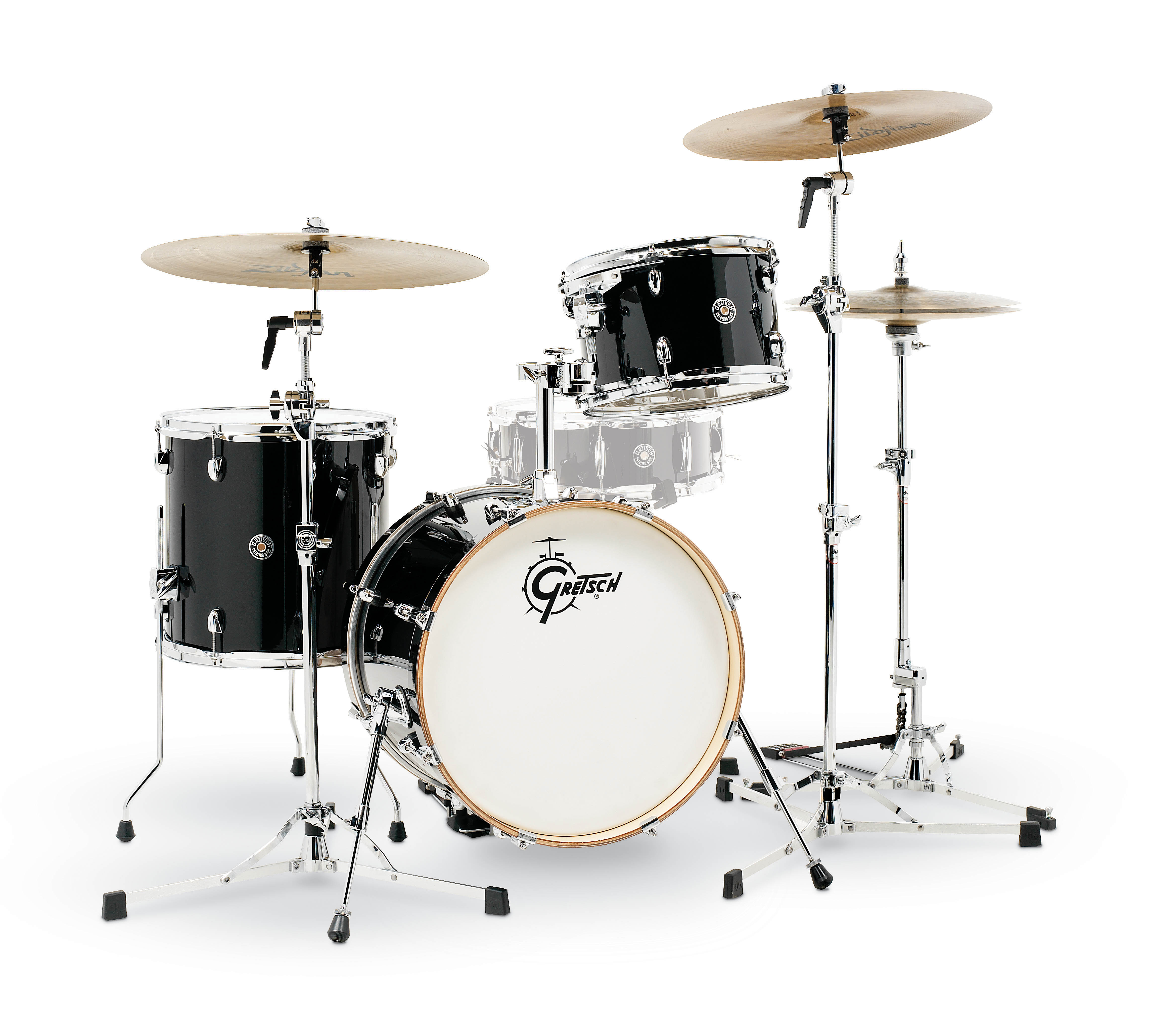 Gretsch Catalina Club 3 Piece Shell Pack (18/12/14) Piano Black