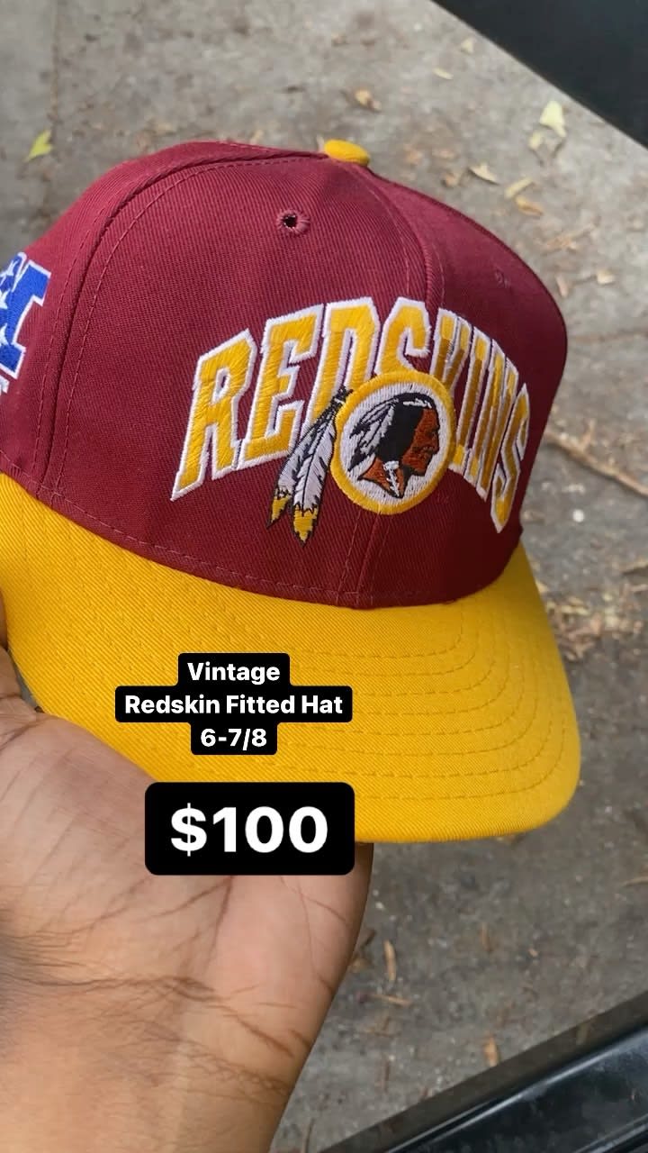 throwback redskins hat