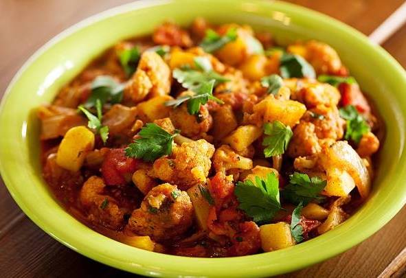 Aloo Gobi (16 oz) - Vegan Dishes - Assam Indian Kitchen | Indian ...