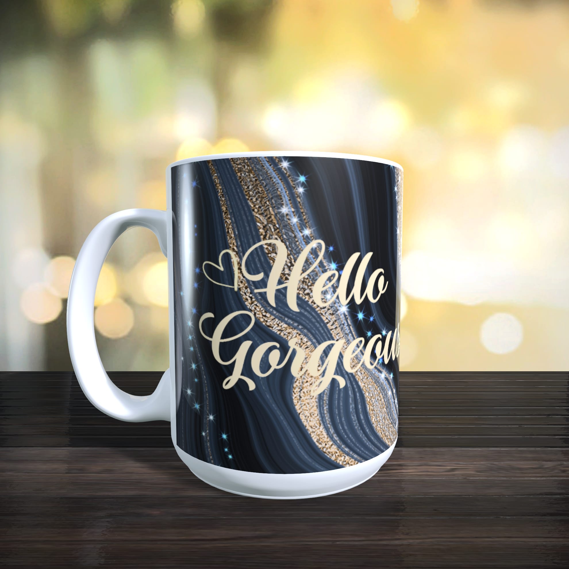 Hello Beautiful Coffee Mug – Designs ByLITA