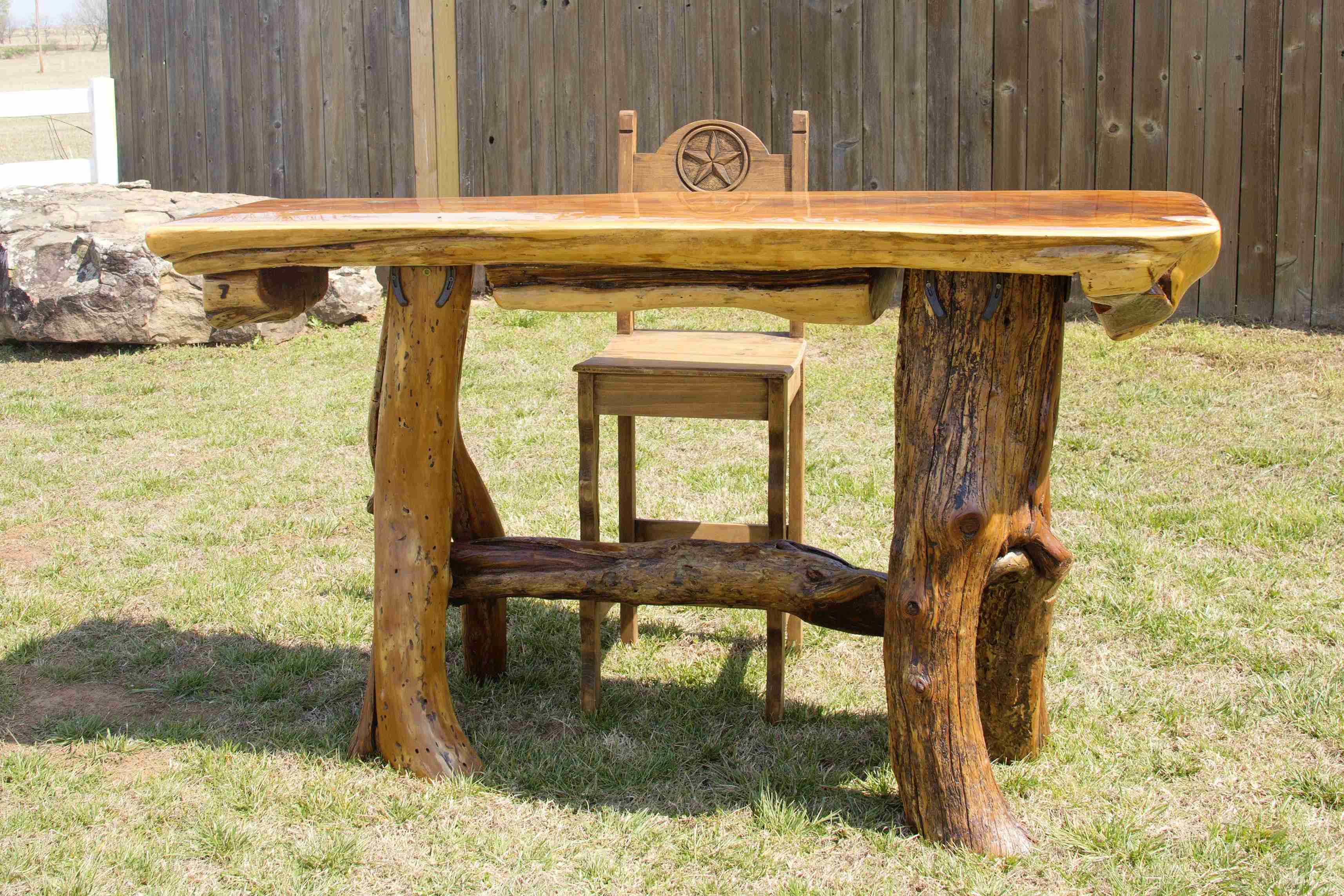 Custom Log Furniture 0168 Live Edge Furniture Palmer Rustic