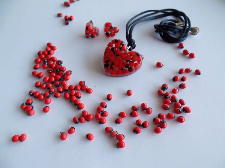 a♡ Kendra Scott Ari Haven Enamel Heart Necklace Gift Set