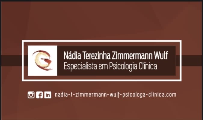 Psicóloga Especialista Nádia T Zimmermann Wulf - CRP 12/00733