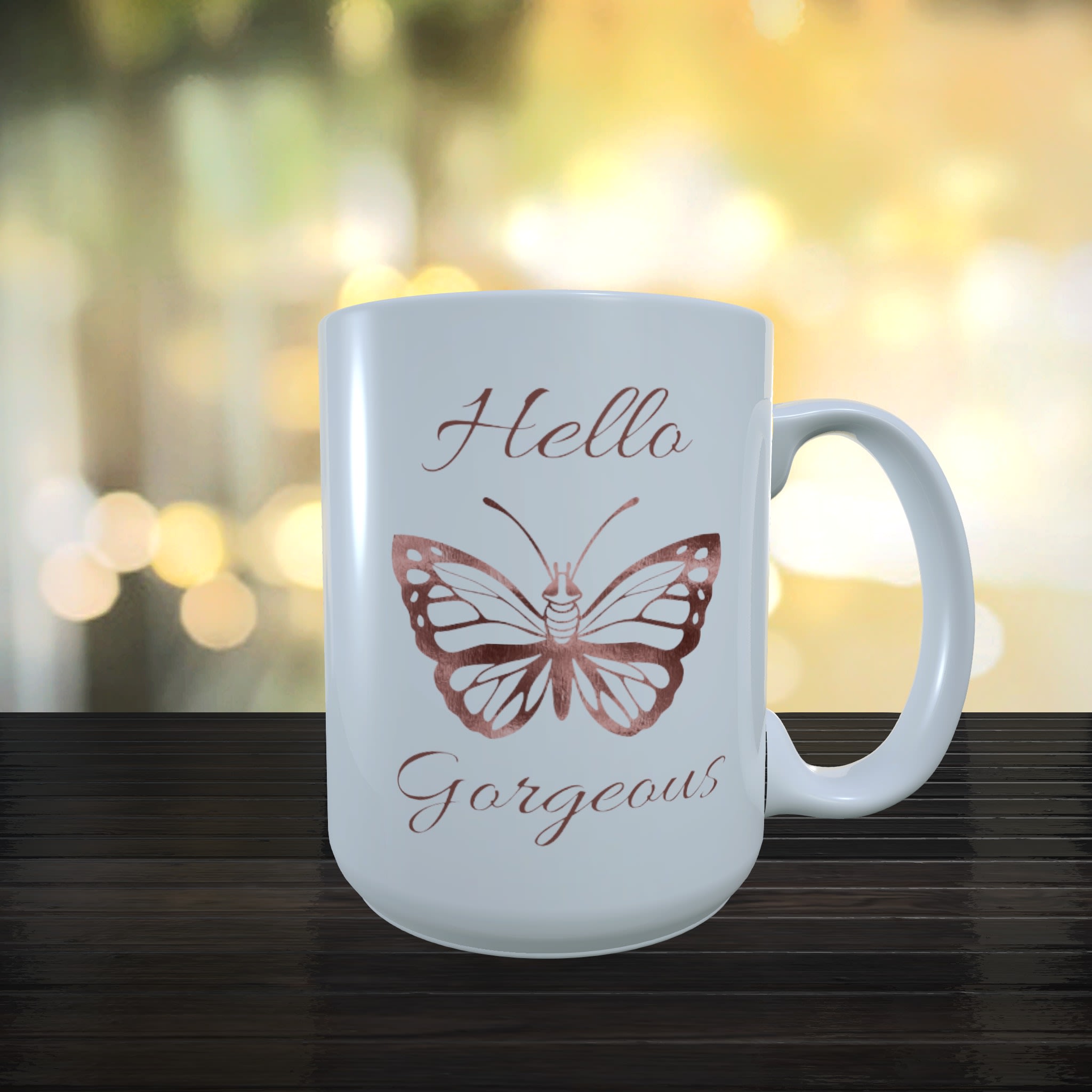 Hello Beautiful Coffee Mug – Designs ByLITA