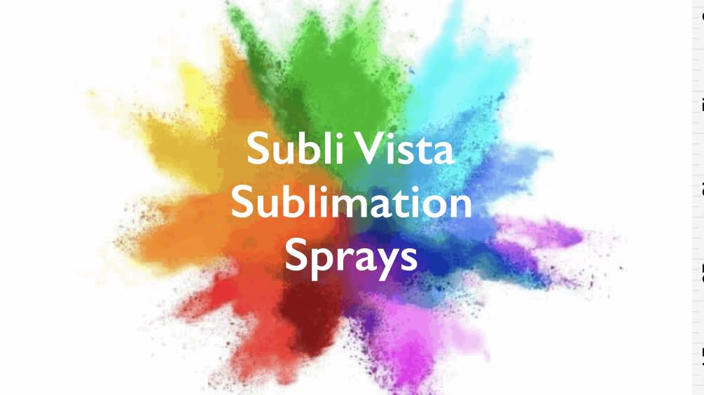 Subli Vista Hi-Gloss Clear Sublimation Spray 400ml - Subli Vista