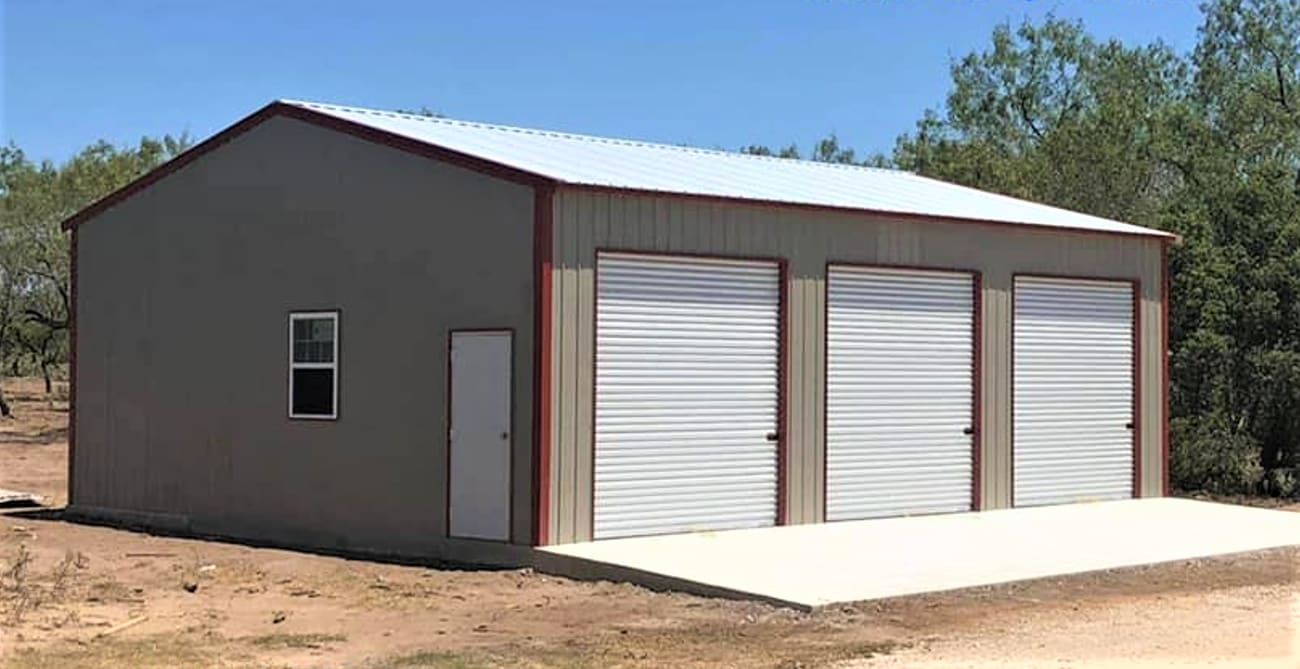 30X40X12 Metal Garage