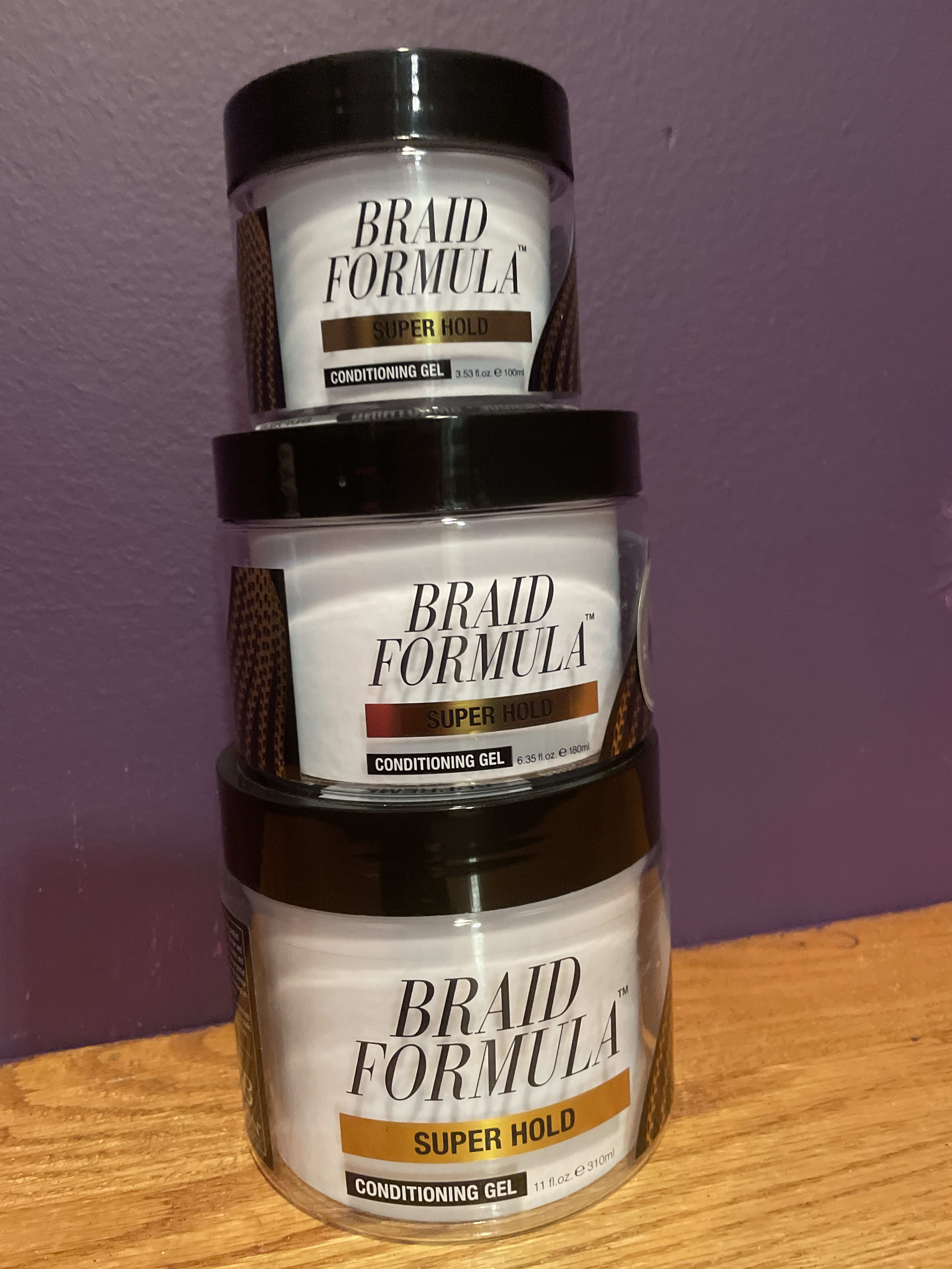 Ebin Braid Formula Conditioning Gel Super Hold 11 fl oz 