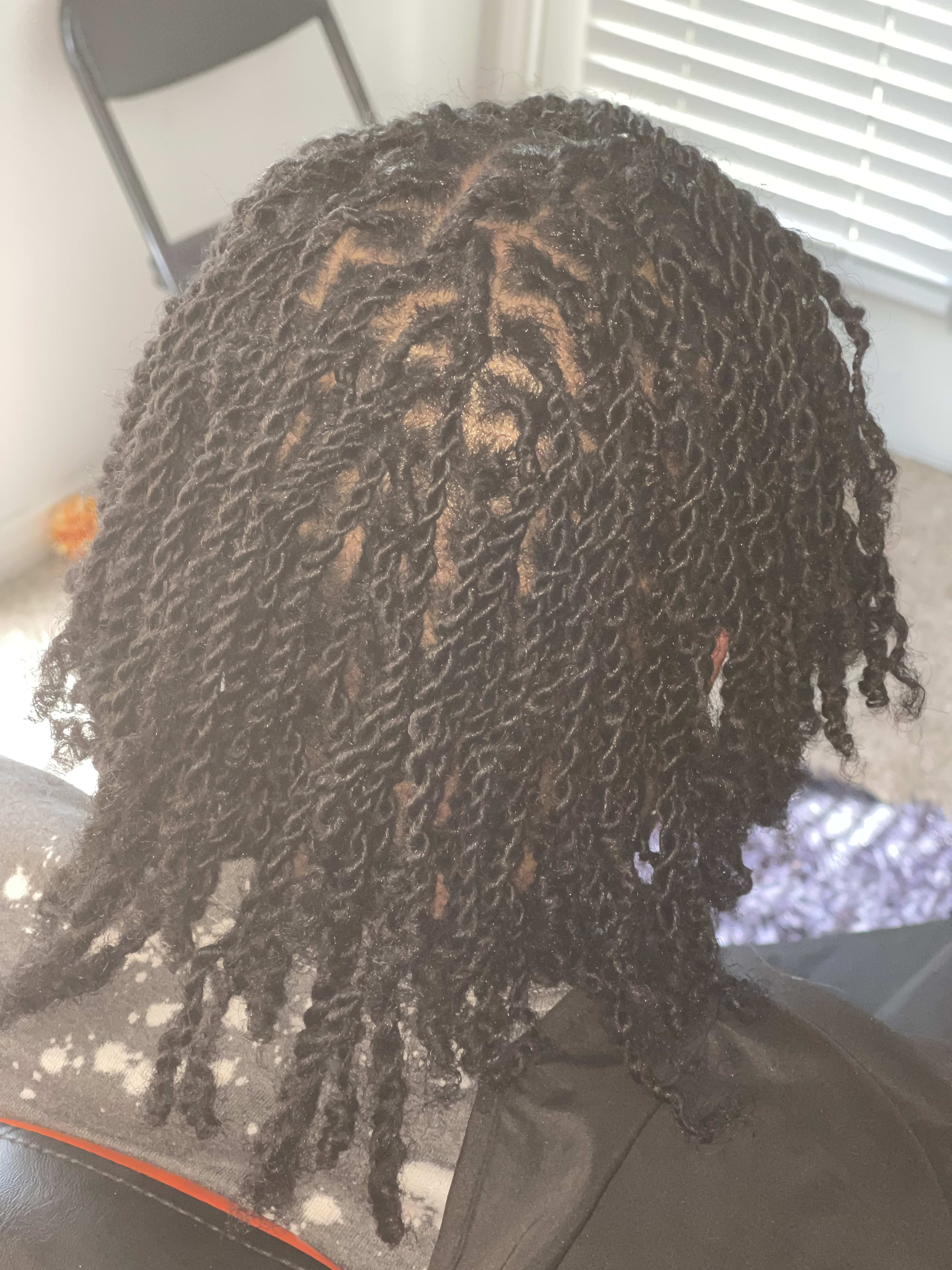 Loc Retwist WITHOUT Palm Rolling  How to Retwist Your Own Locs! 