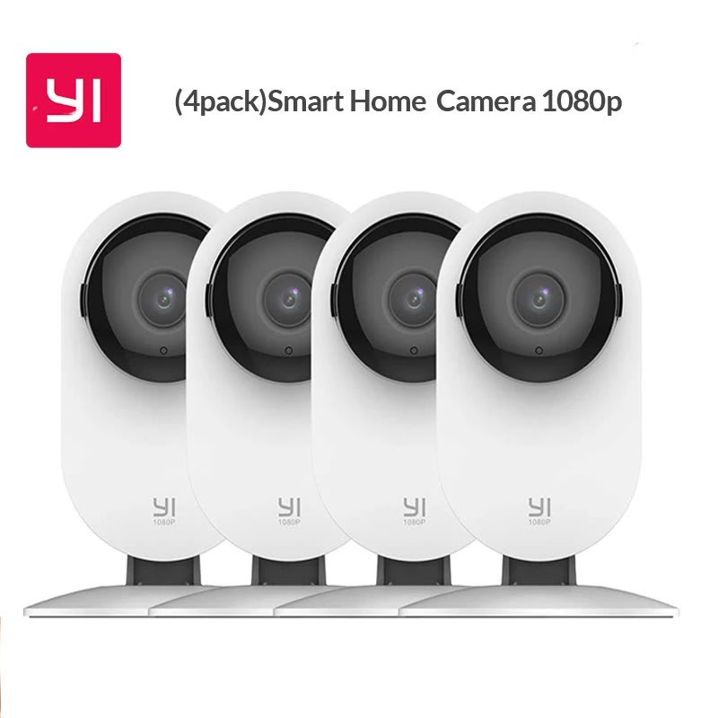 Yi 1080p home camera 4 sale pack