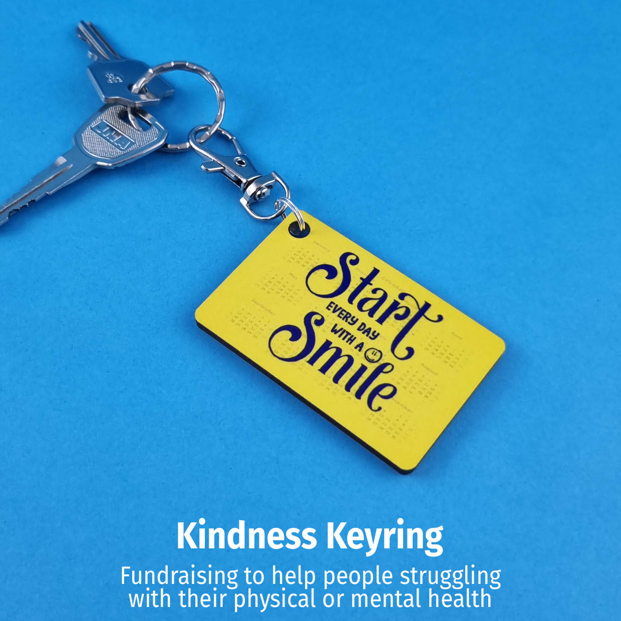 Smile keyring sale