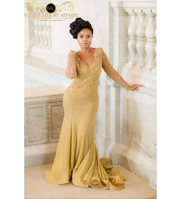 Glitter Pink "Crystal" Gown - Couture - M. Code Luxury Apparel LLC |  Fashion Designer in Glenn Dale, MD