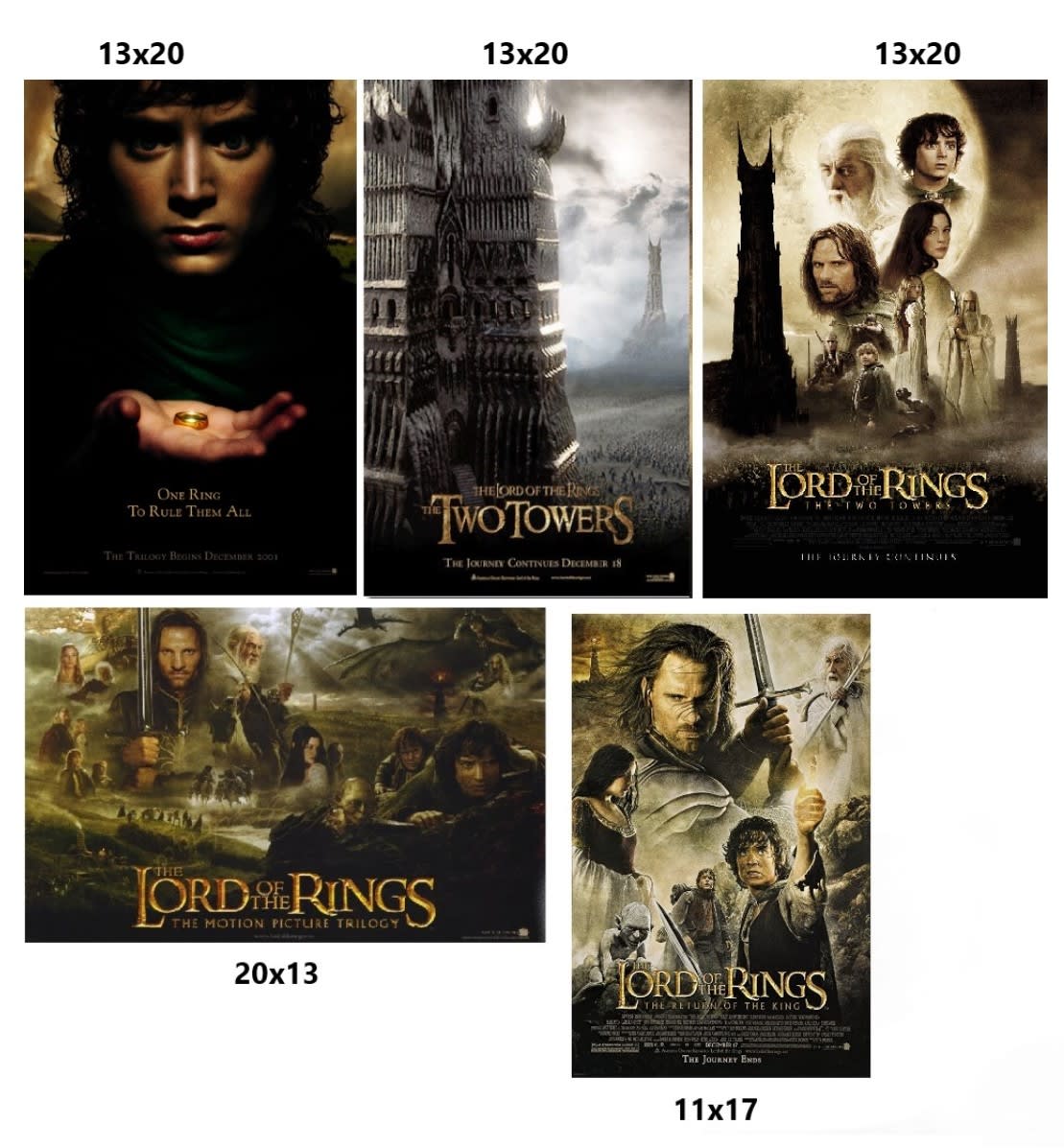 The Lord of the Rings Trilogy (2001) [8196x4096] by Phantom City Creative :  r/MoviePosterPorn