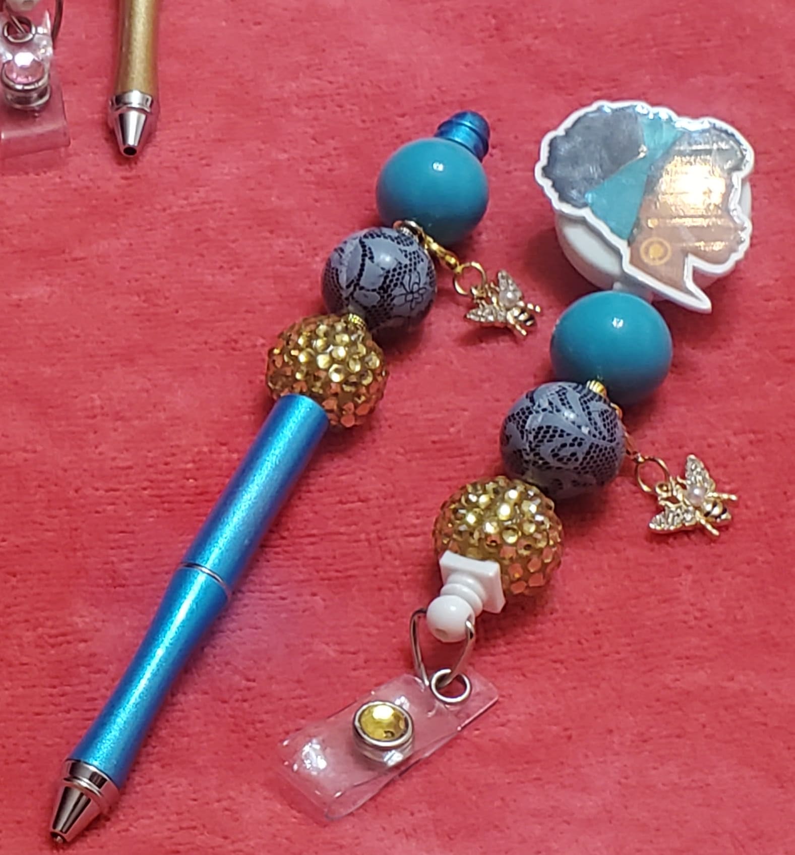Custom Pen & Badge Reel - Featured Items - Ruthenia's Place