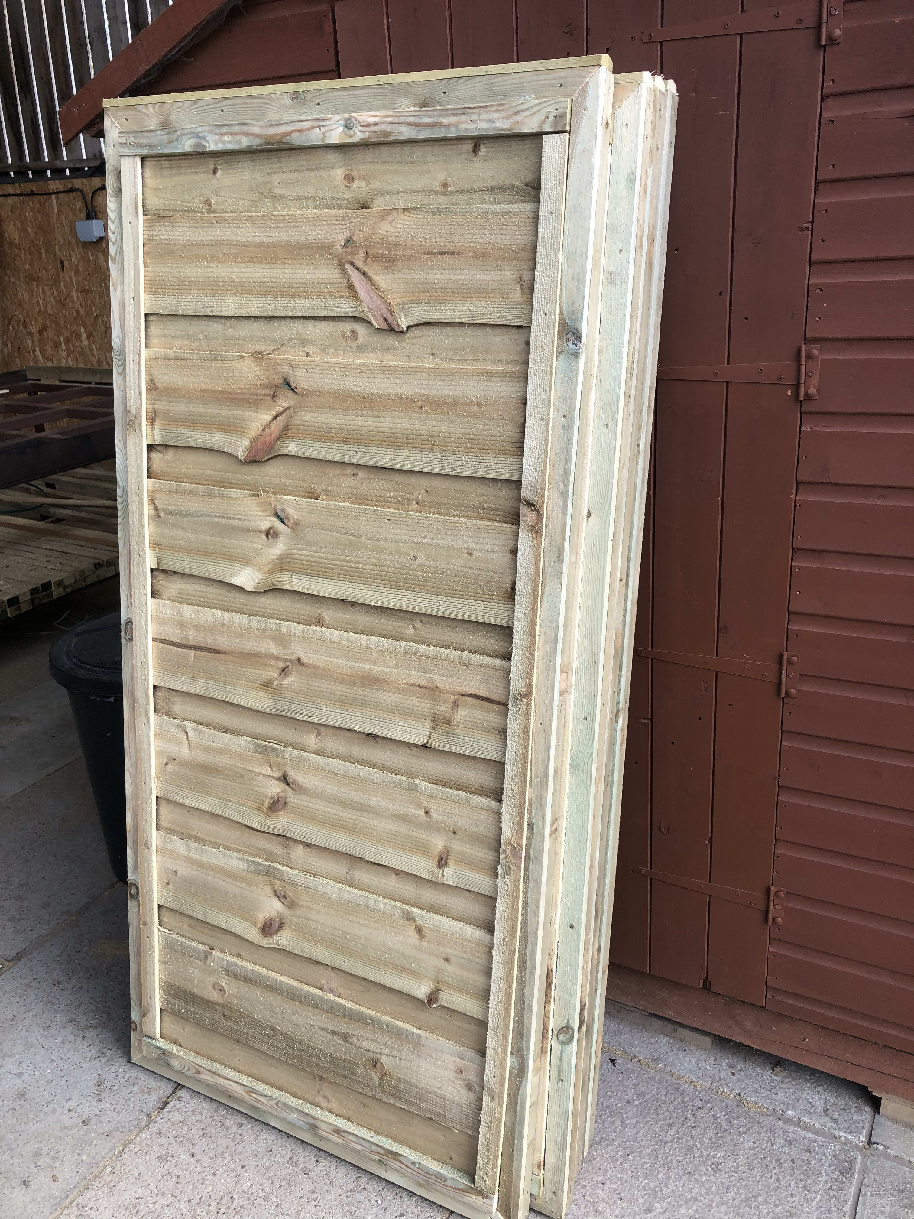 Heavy Duty Waneylap Gates - Timber Gates - Dunham Fencing Supplies ...