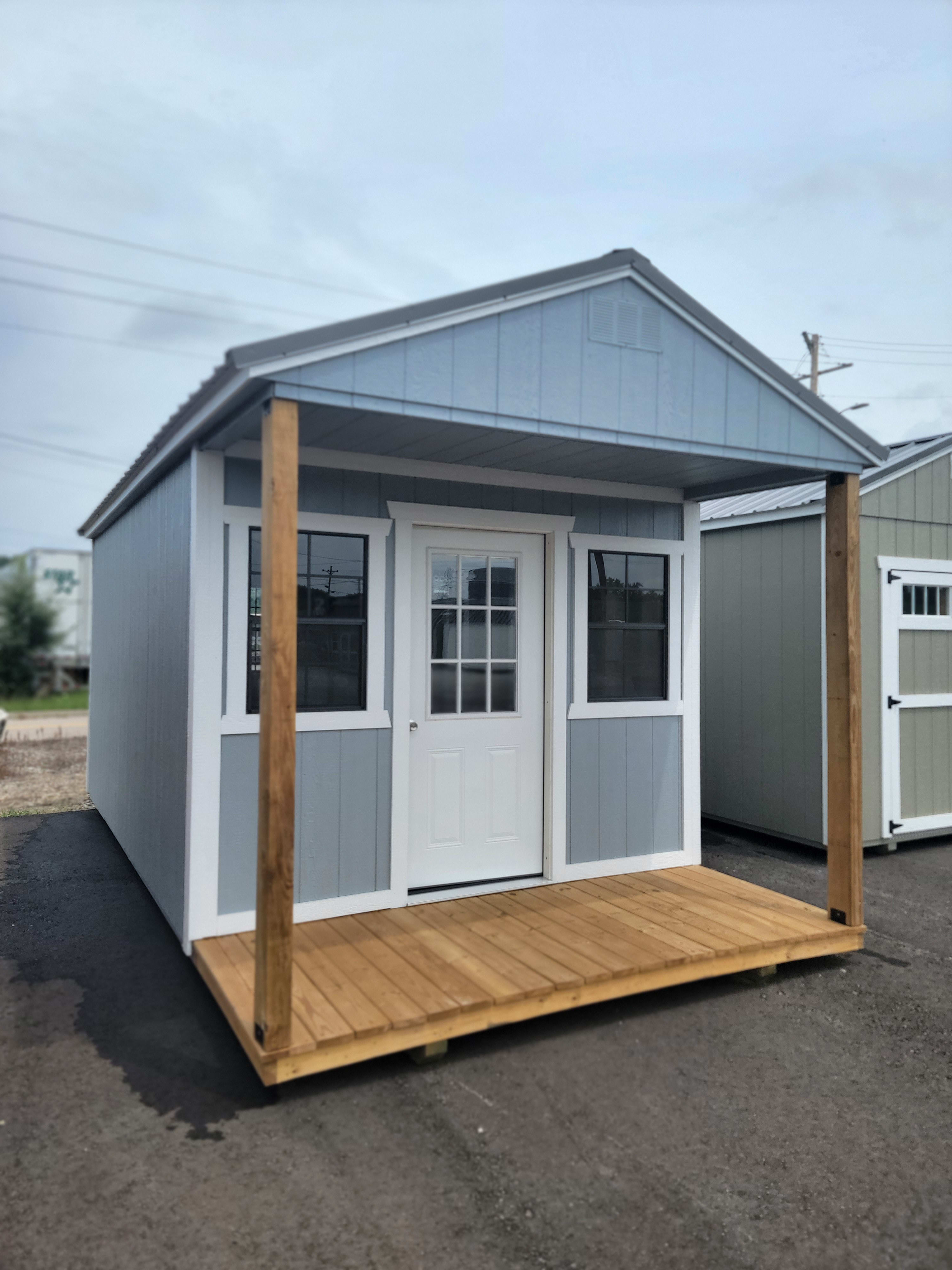 10x20 Utility Playhouse Cabins Hoosier Stash Outdoor Portable Buildings Service Greendale