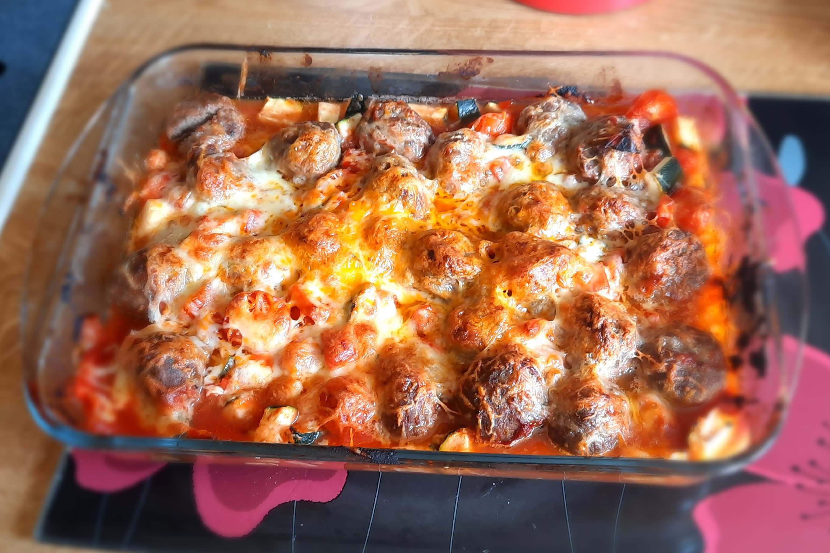 Cheesy Meatball Bake - Recipes - Human Nutrition Lifestyle - Nutritionist | Grimsby