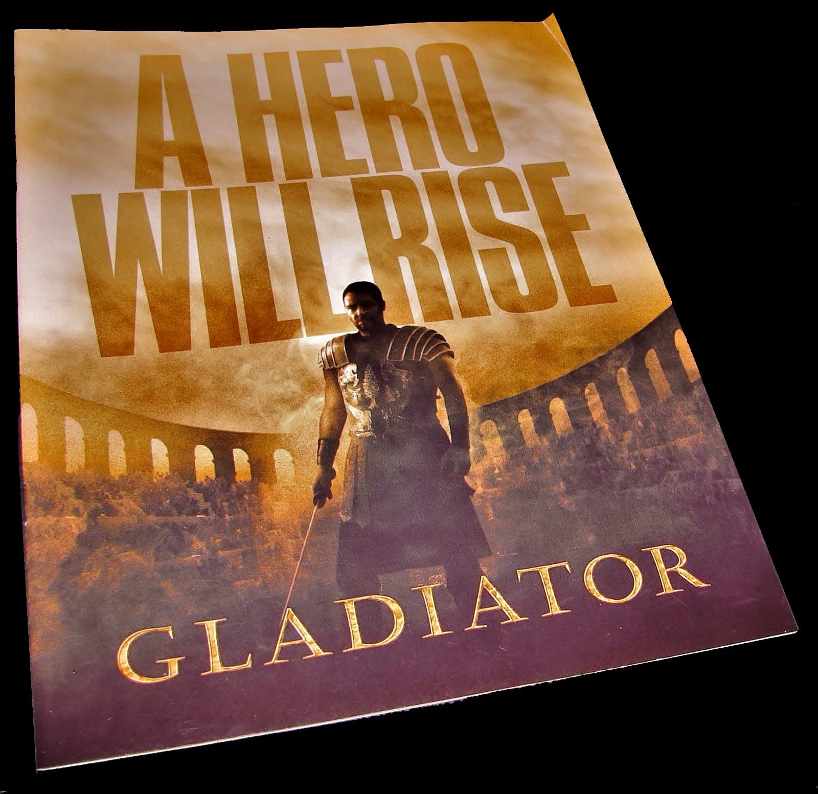 2000 Ridley Scott Movie Gladiator Press Kit Production Notes Booklet