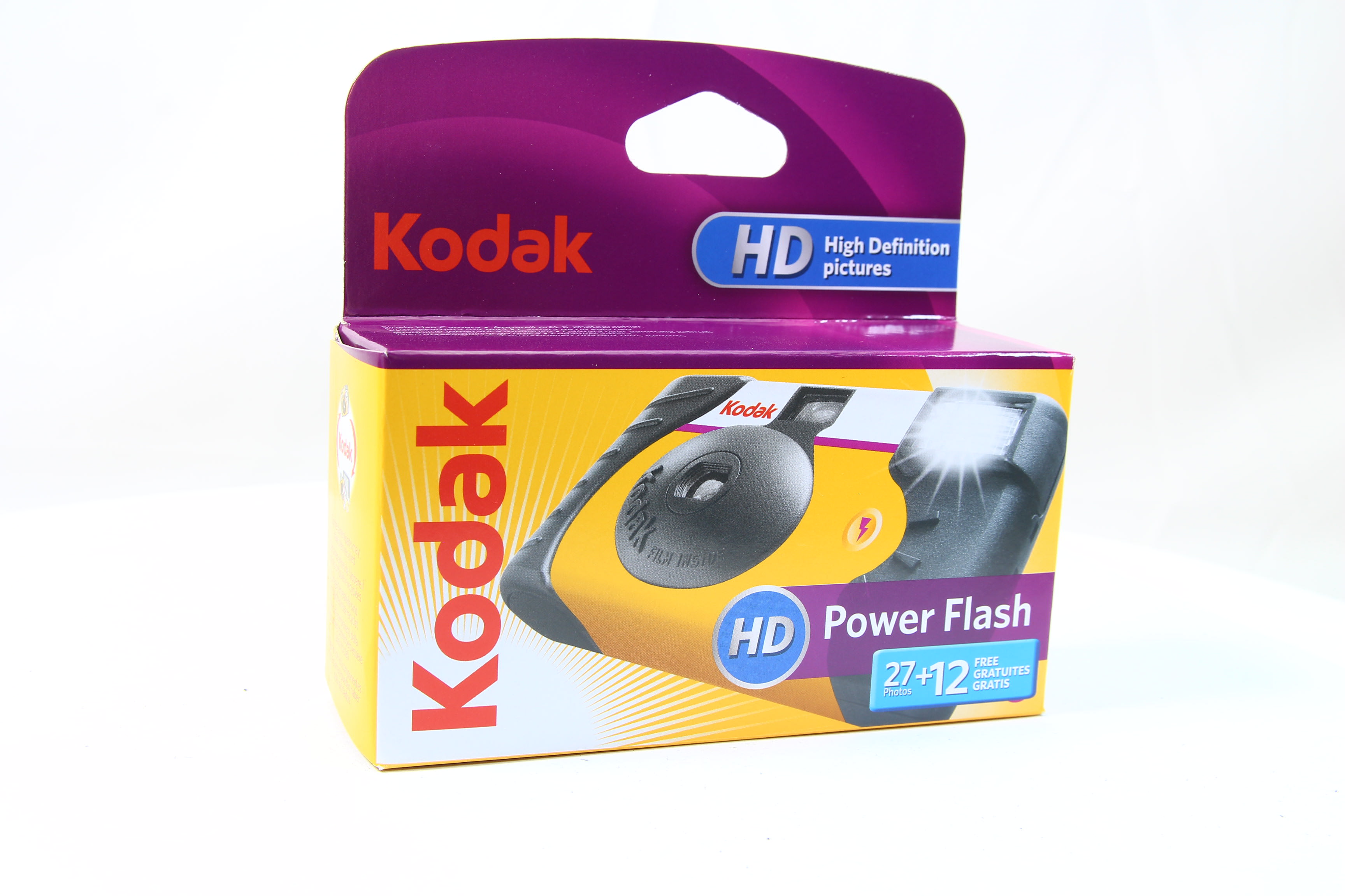 kodak disposable camera power flash