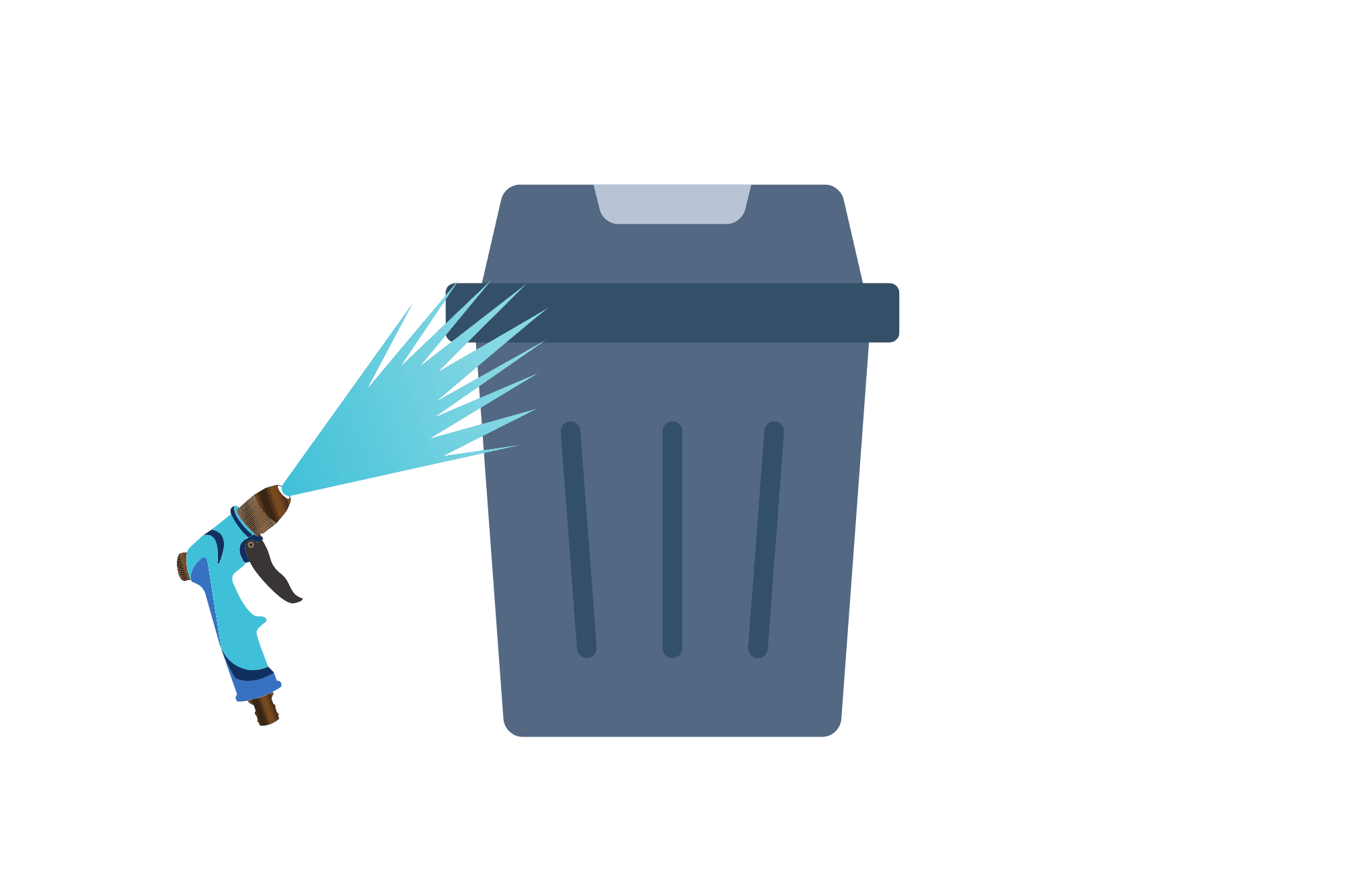 One Time Cleaning Subscriptions Curbside Bins, LLC Trash Bin