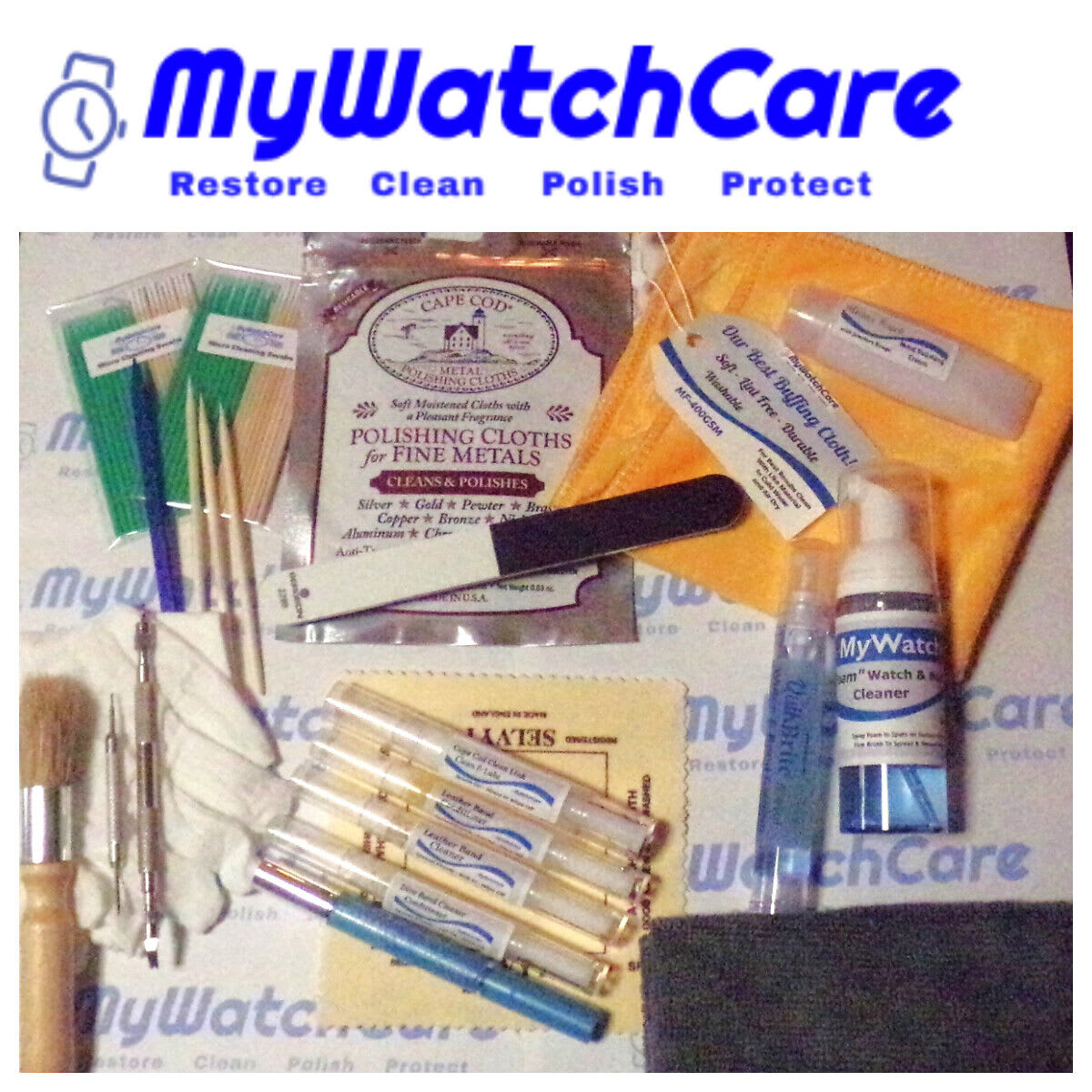 Watch & Jewelry Restore-Polish-Clean Care Kit - Clean & Polish Kits - My  Watch Care