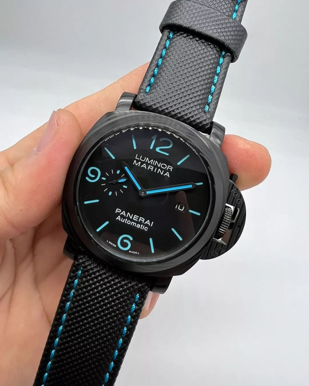 Rel gio Officine Panerai Luminor Marina Automatic Preto