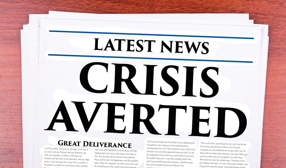 Crisis Averted Encouragement Little Messages Church Ministry