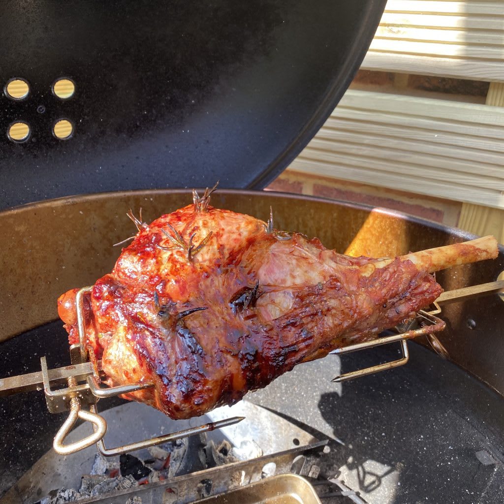 How to Grill a Great Leg of Lamb on a Rotisserie